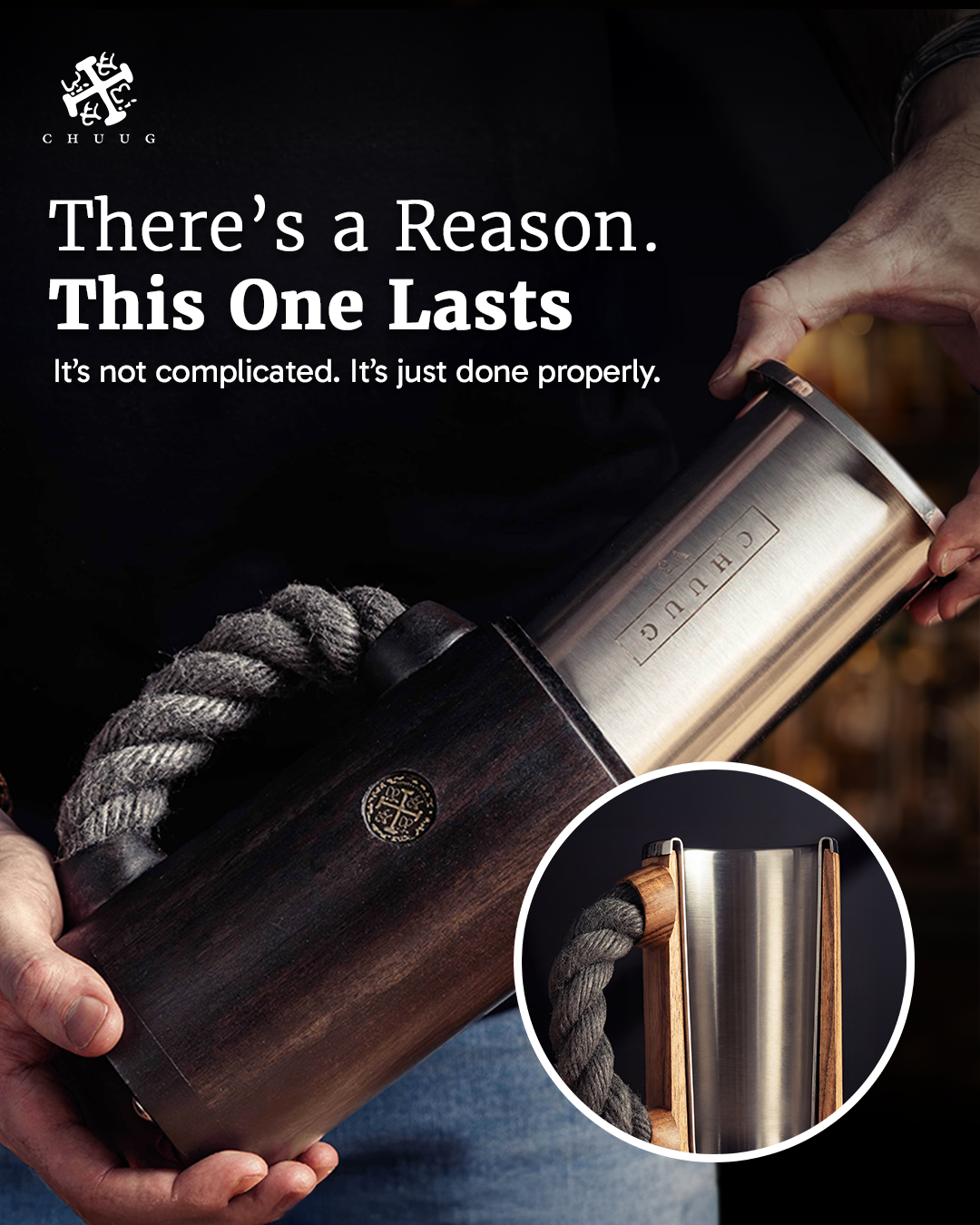 CHUUG Facebook ad: Built to use. Not to break.
