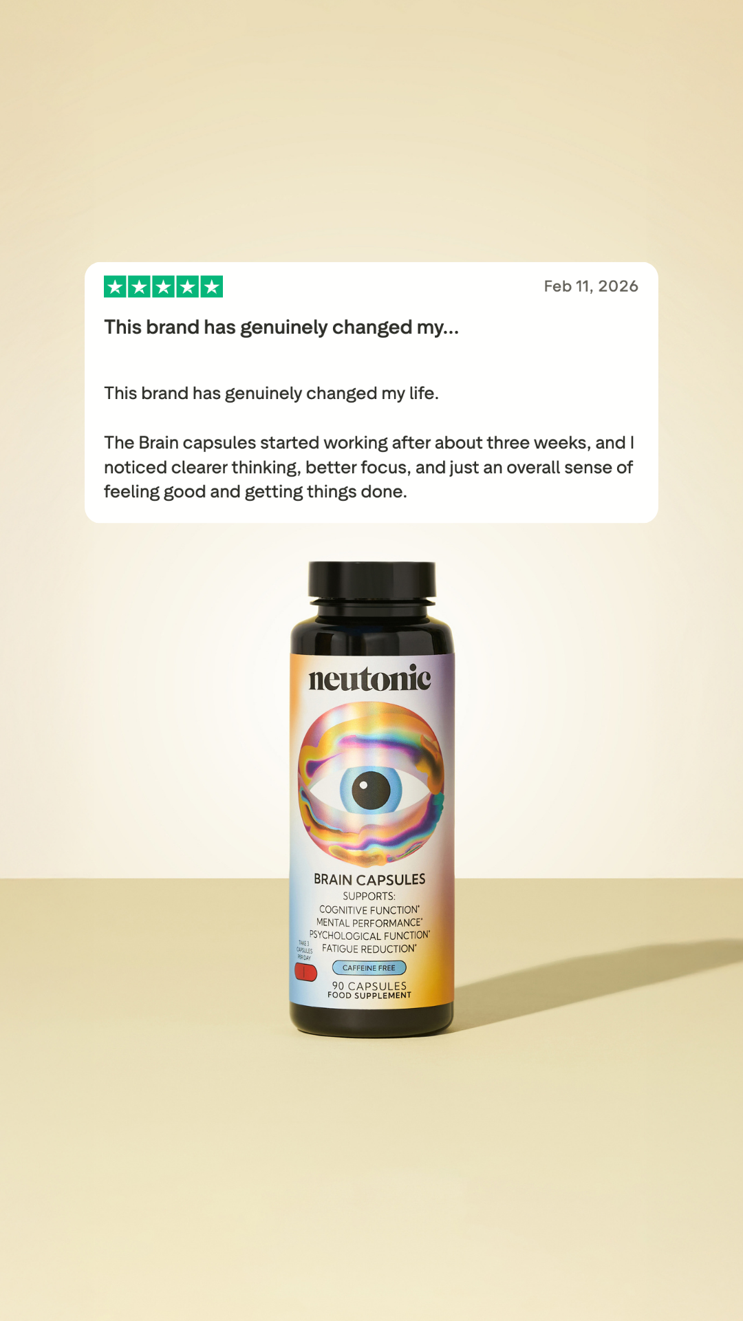 Neutonic Facebook ad