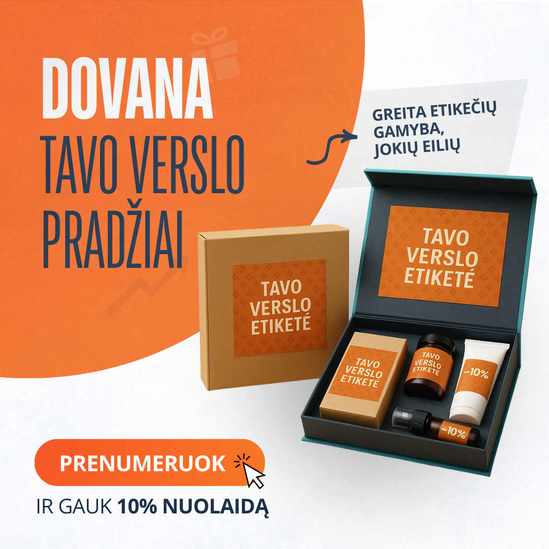etikete.lt Facebook ad