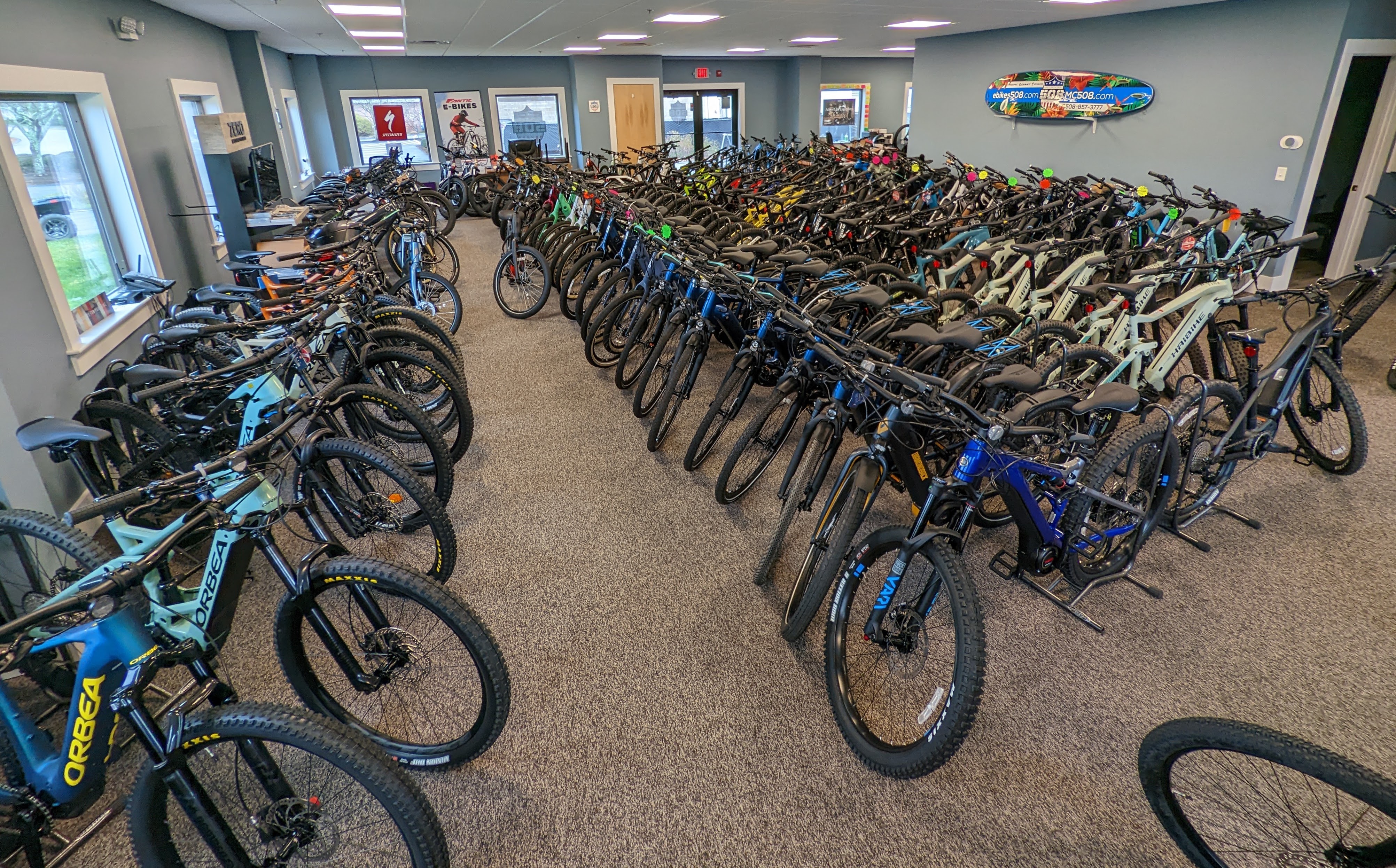 E-Bikes 508 Facebook ad: New England's Premier E-Bike Dealership.