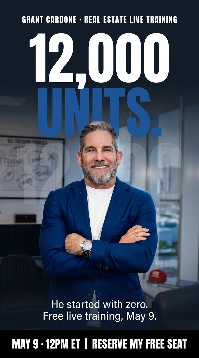 Grant Cardone Facebook ad