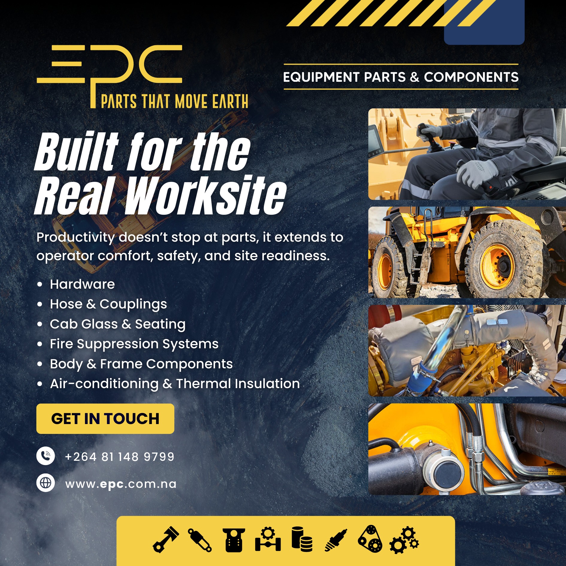 EPC Namibia Facebook ad: EPC, Equipment Parts & Components