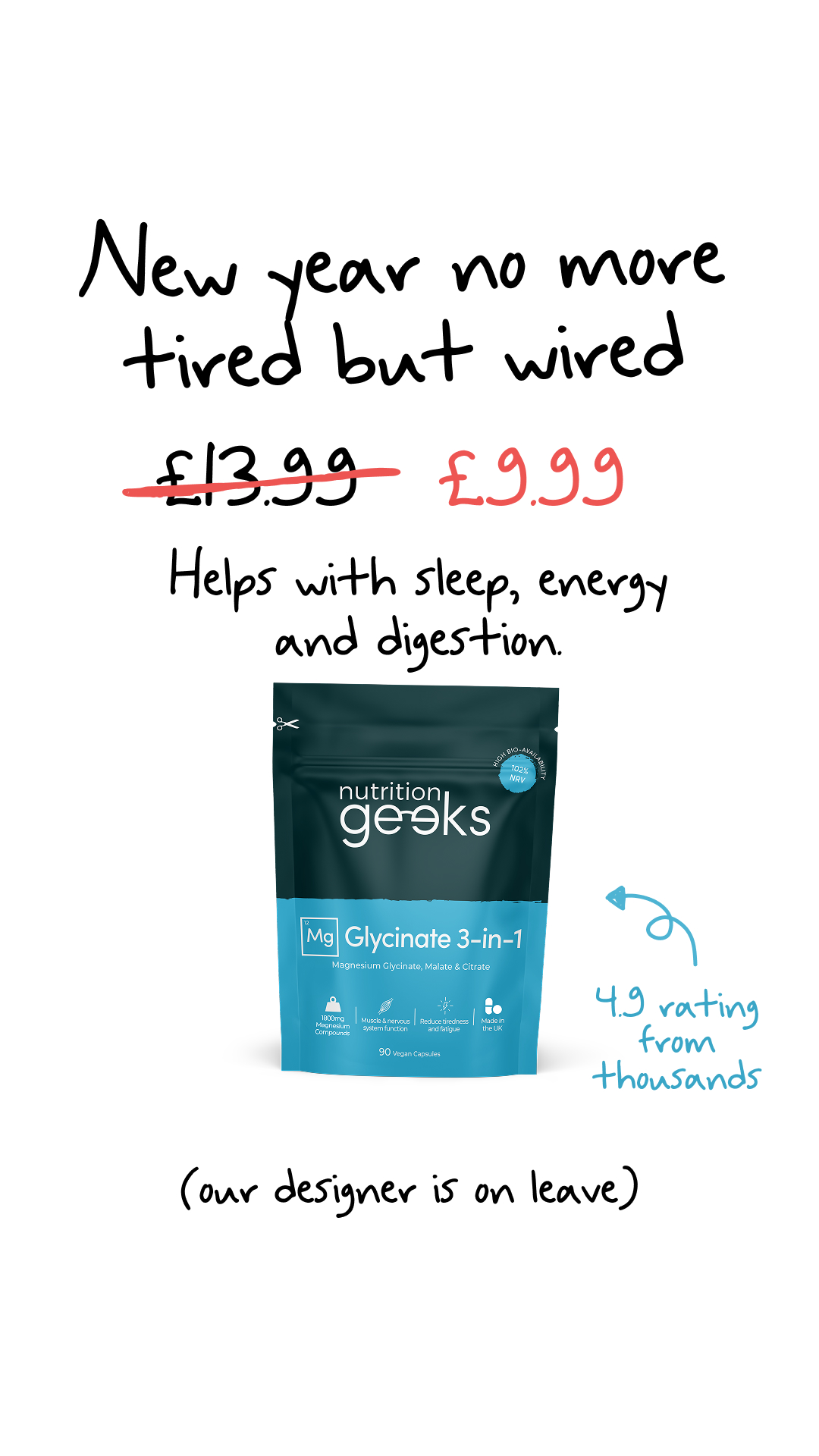Nutrition Geeks Facebook ad