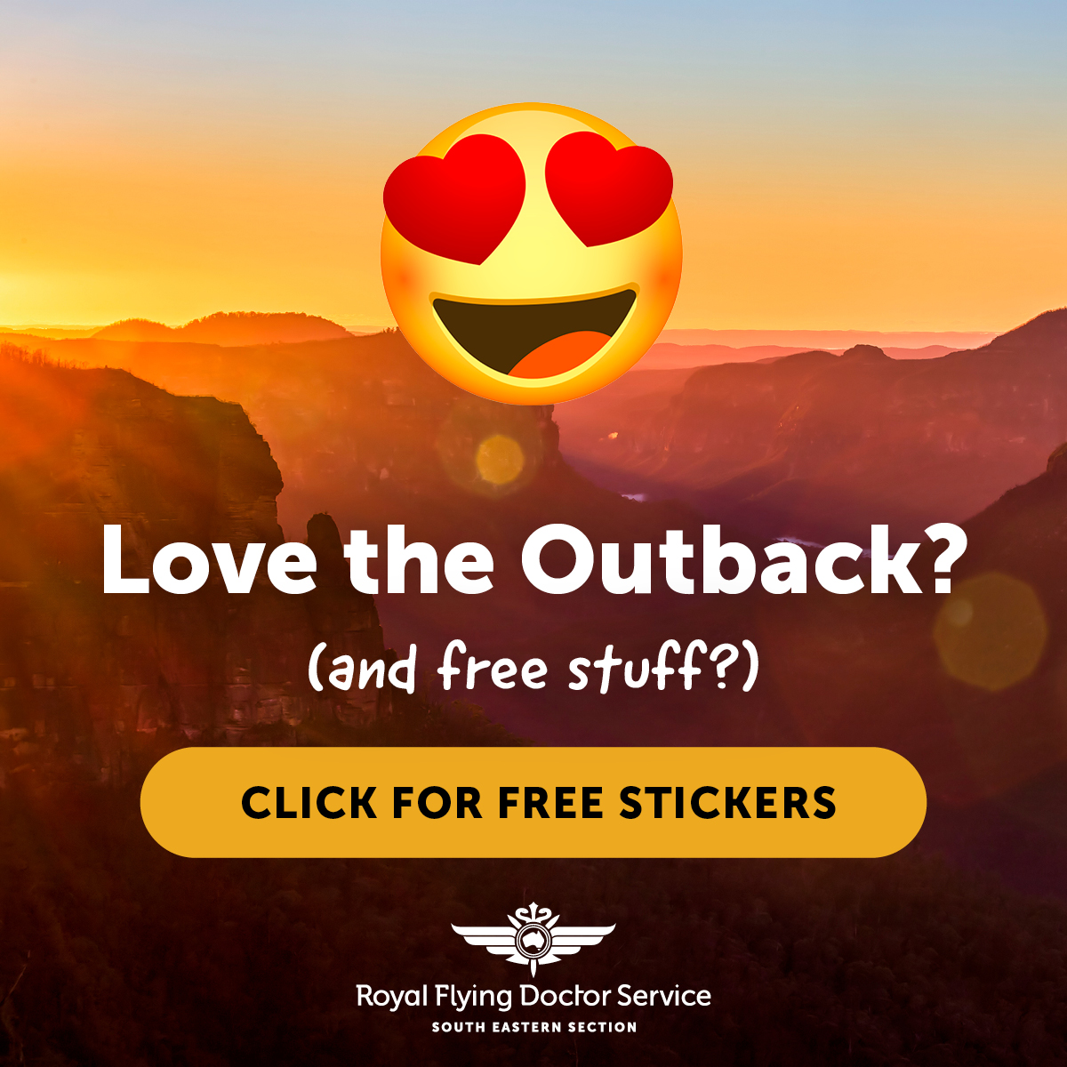 Royal Flying Doctor Service NSW / ACT Facebook ad