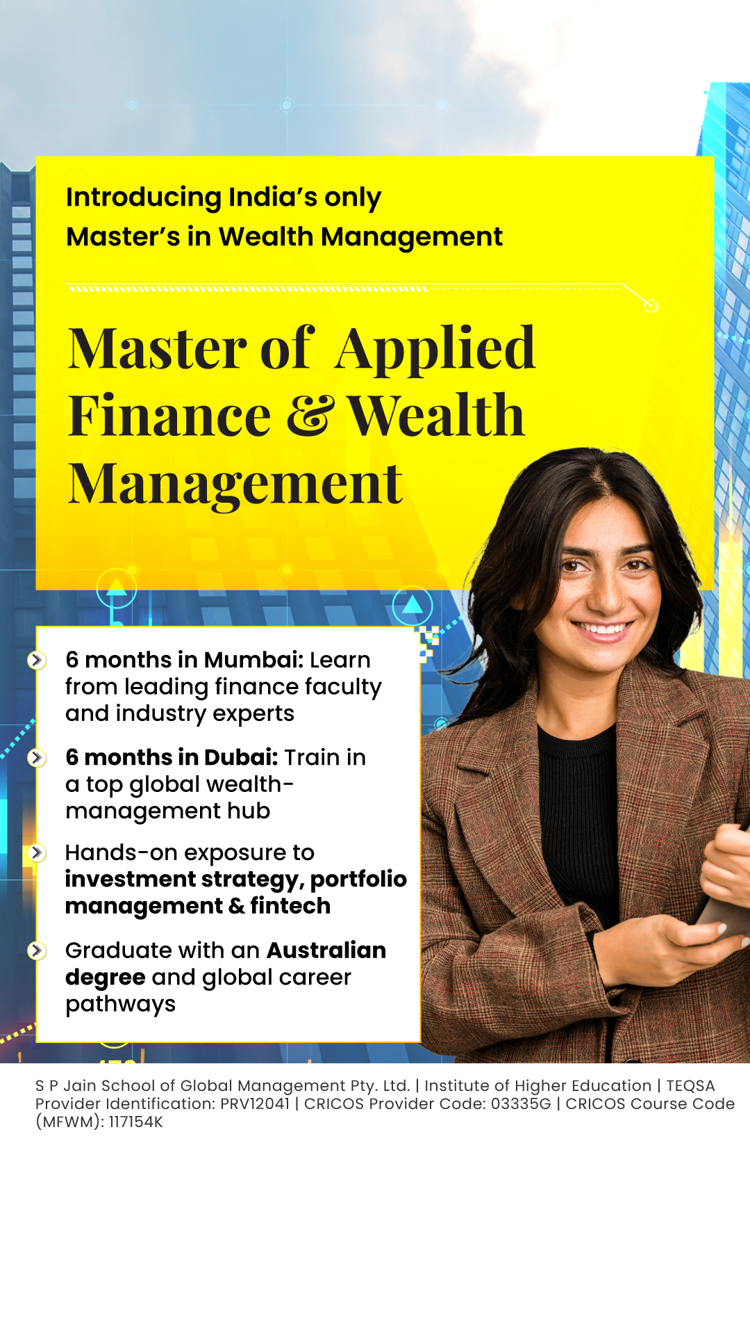 SP Jain School of Global Management Facebook ad