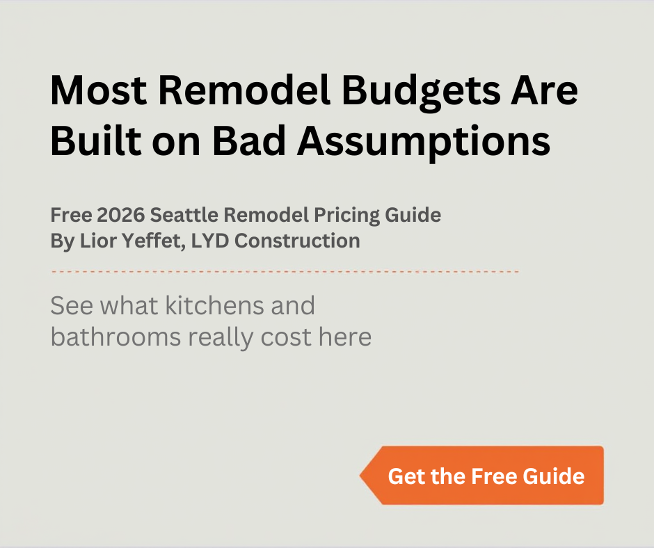 Lyd Construction Facebook ad: Get the Free 2026 Seattle Remodel Pricing Guide Before You…