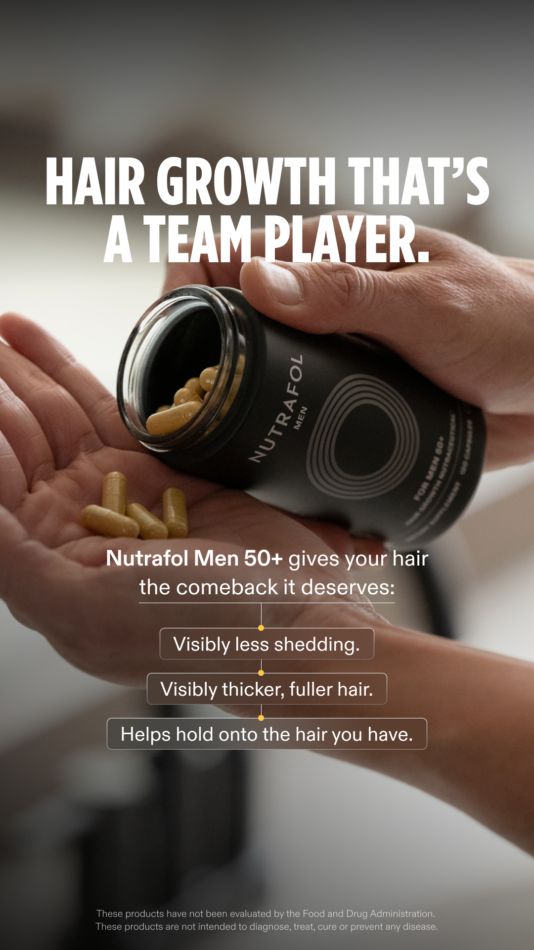 Nutrafol Men Facebook ad