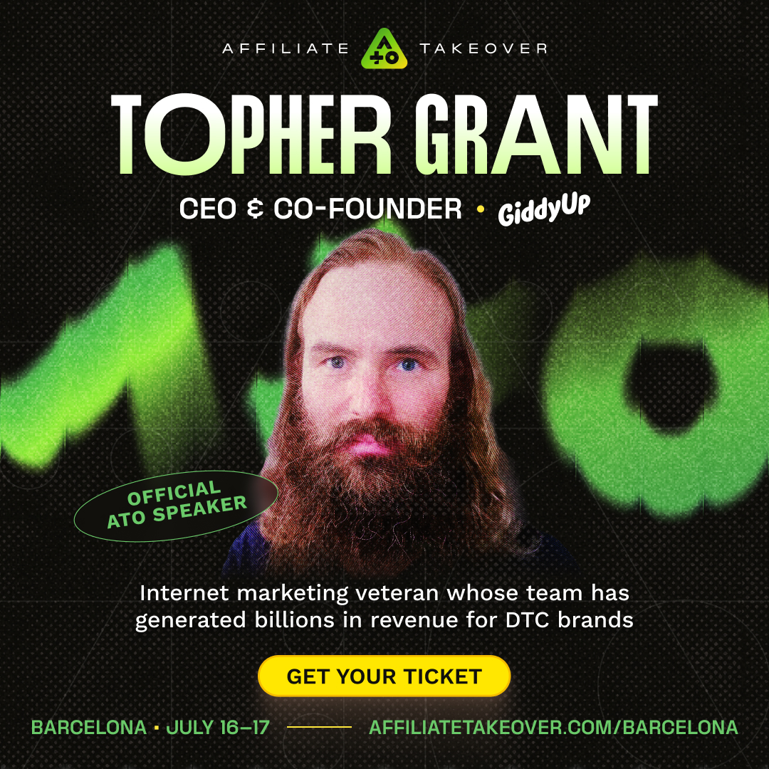 Affiliate Takeover Facebook ad