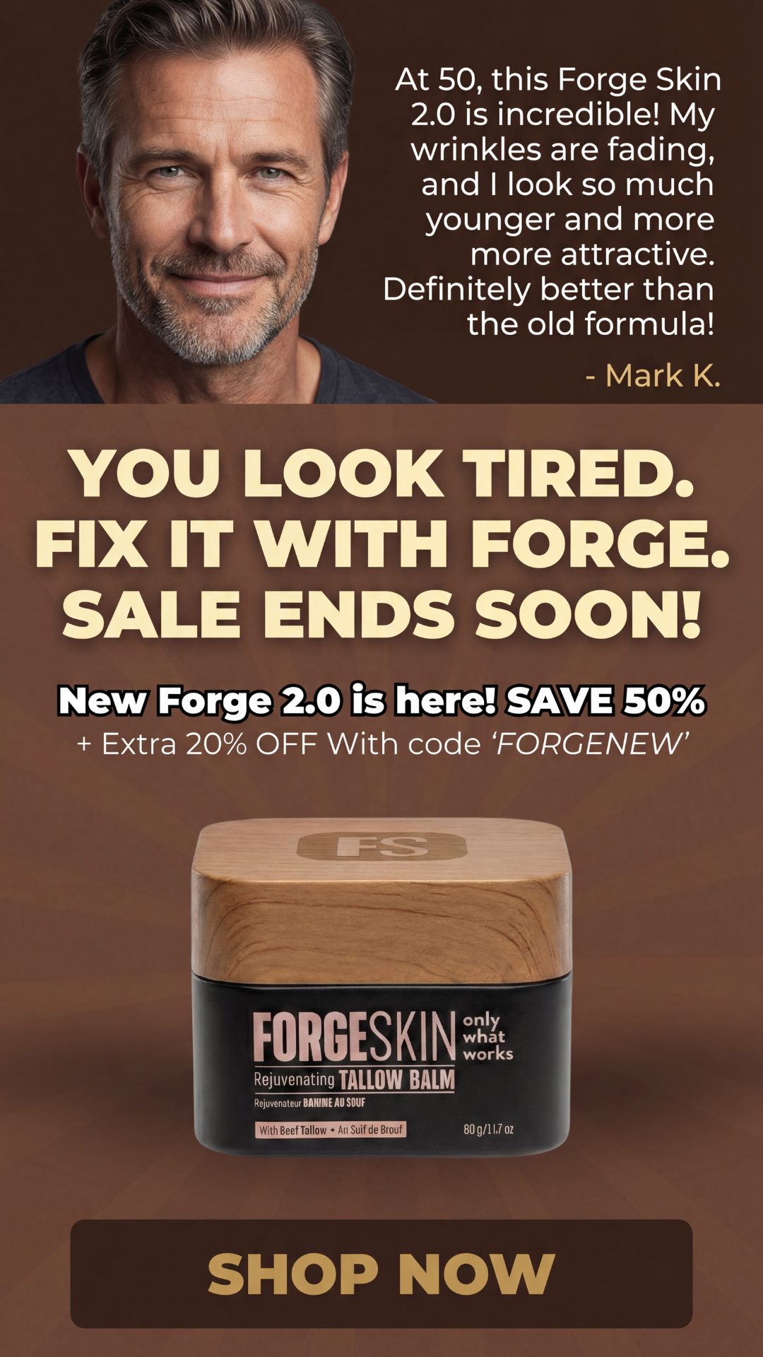 Forge Skin Facebook ad
