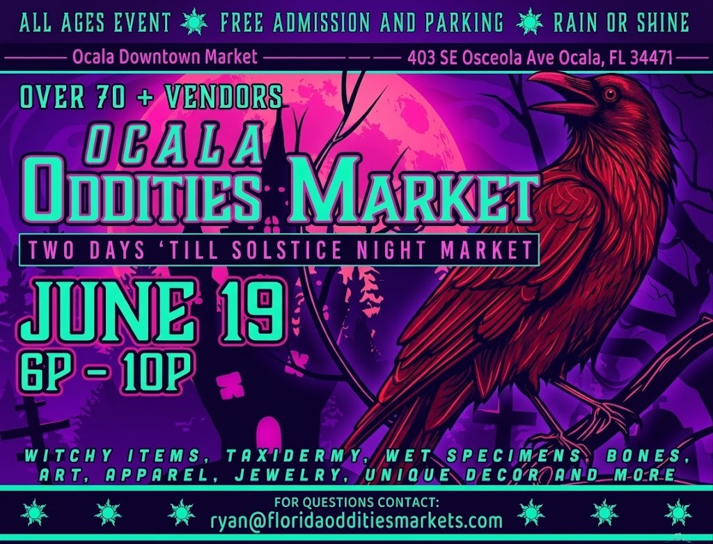 The Florida Oddities Market Facebook ad