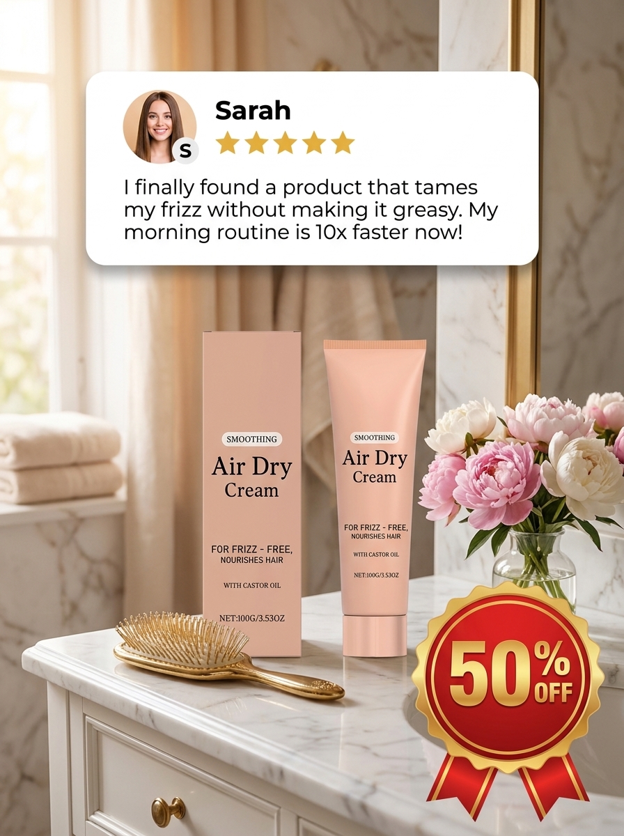 Puzzlemoon Facebook ad: Hair Smoothing Care Cream
