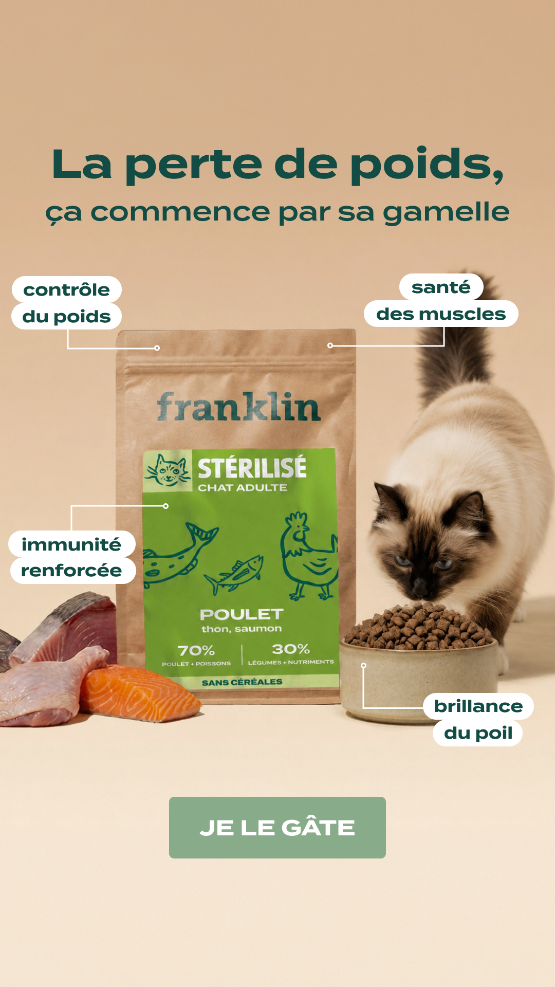 Franklin Pet Food Facebook ad