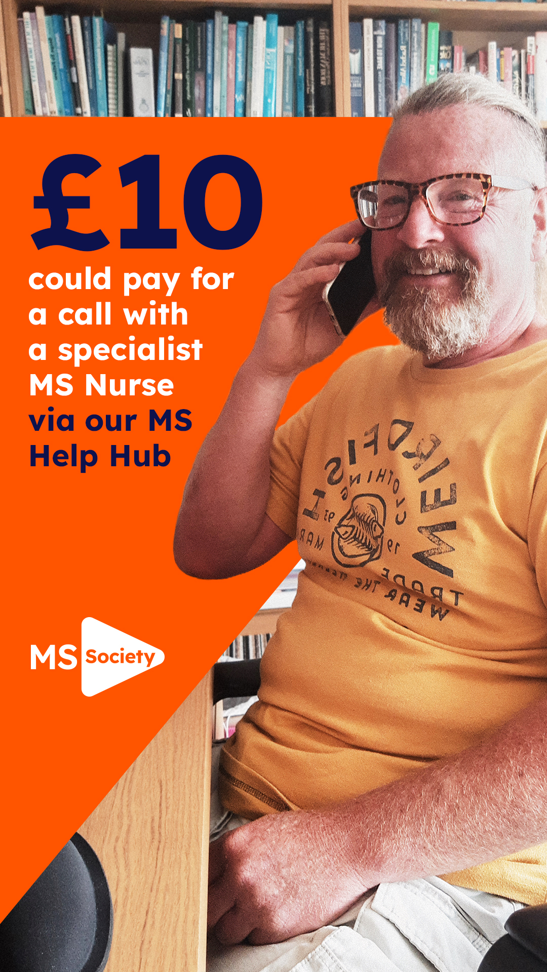 MS Society UK Facebook ad