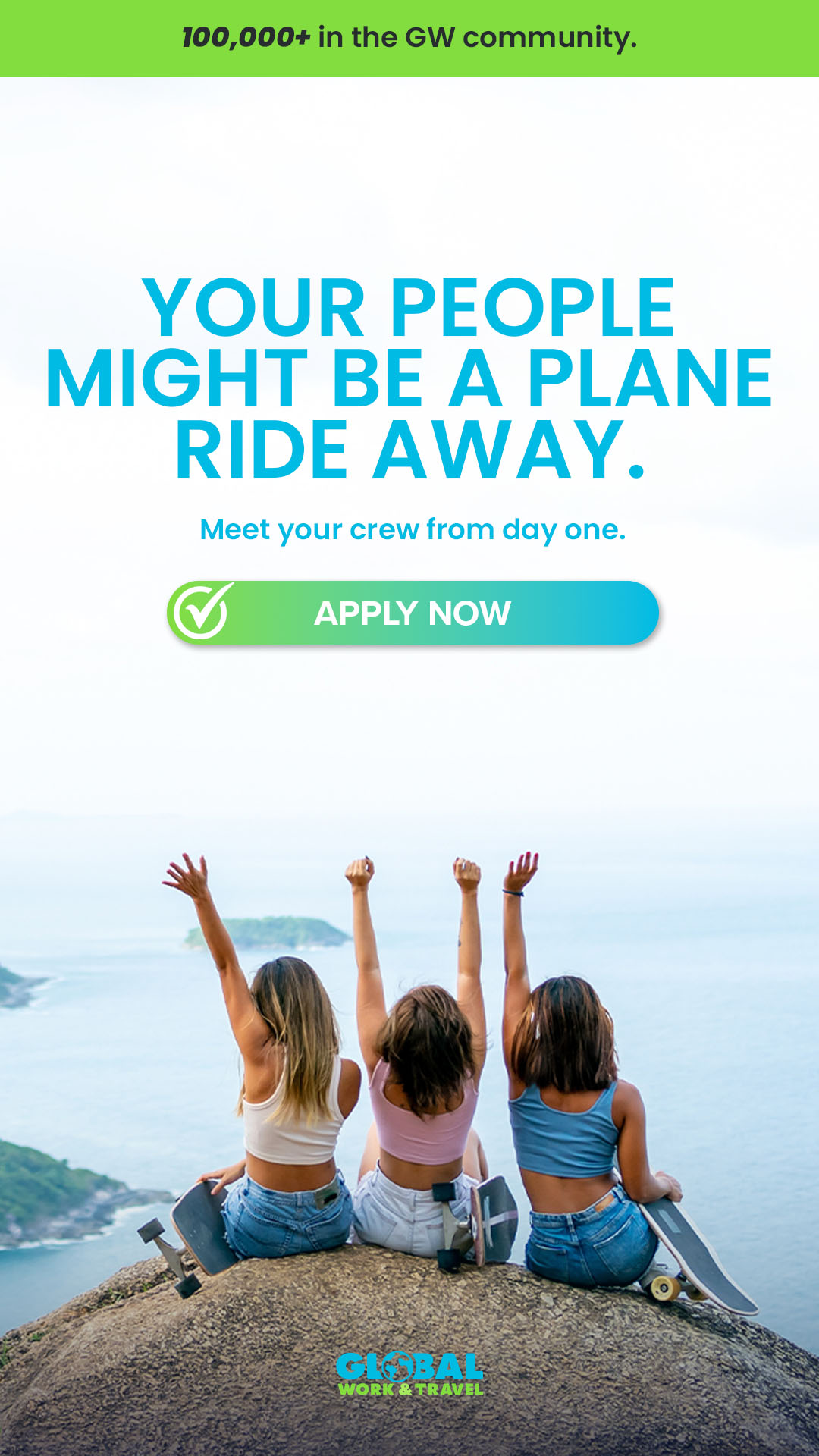 Global Work & Travel Facebook ad