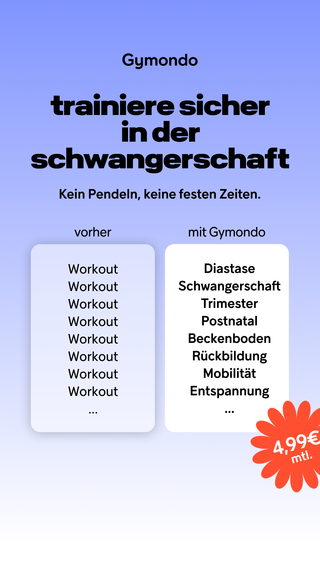 Gymondo Facebook ad