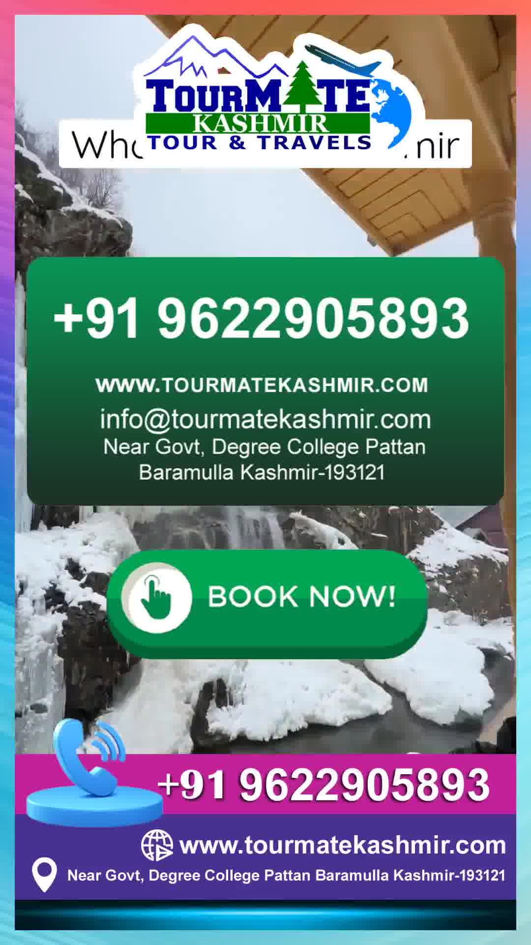 TourMate Kashmir Facebook ad: Explore Kashmir: From Budget-Friendly Escapes to Luxury…