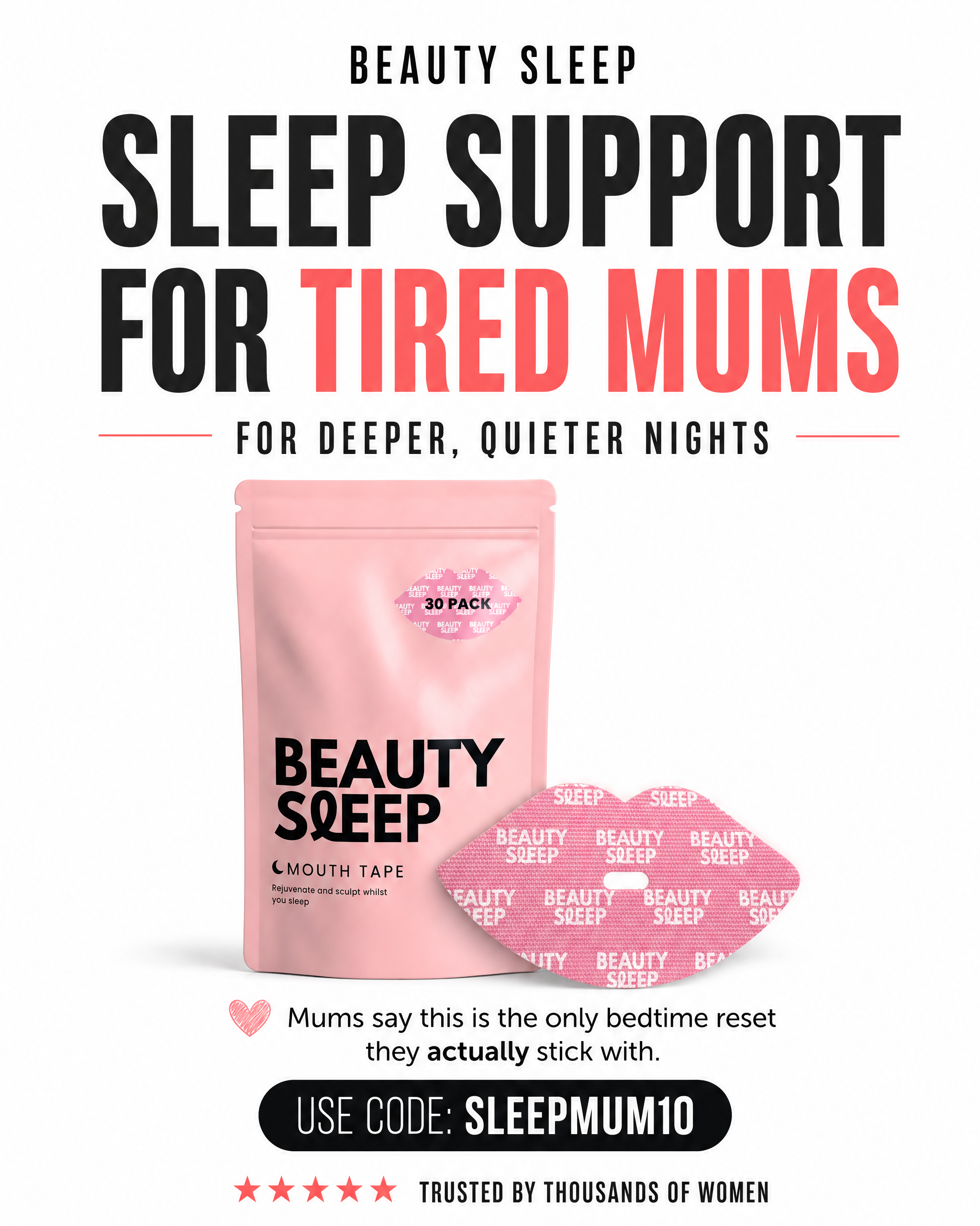 Beauty Sleep Facebook ad