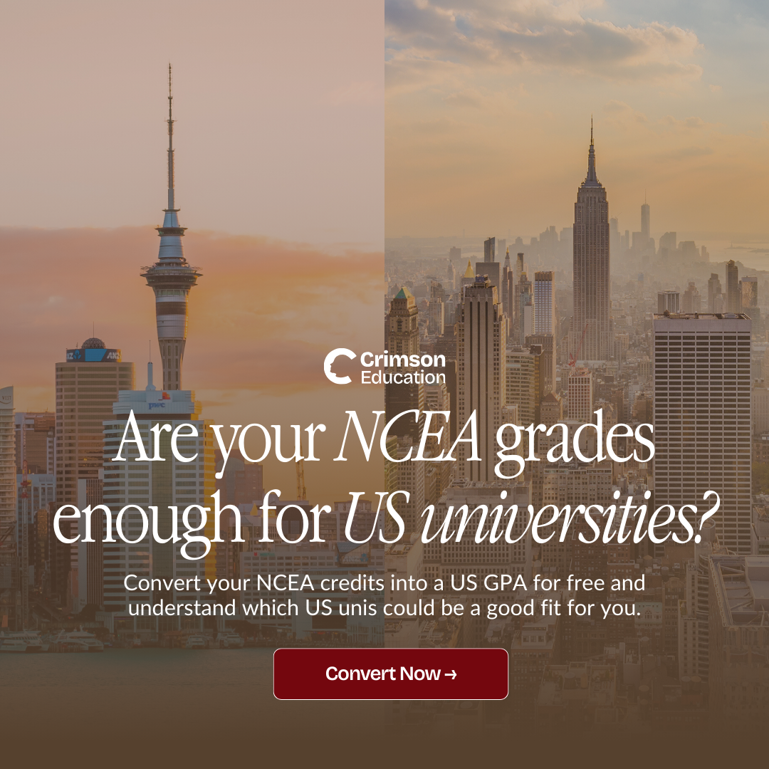 Crimson Education Facebook ad