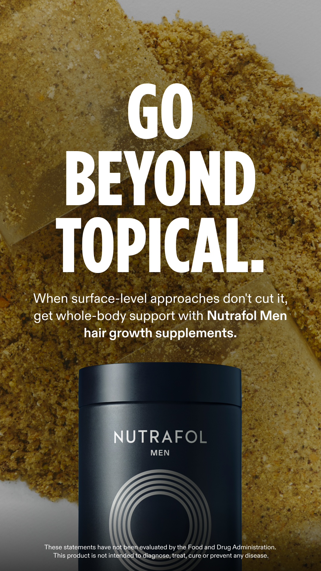 Nutrafol Men Facebook ad