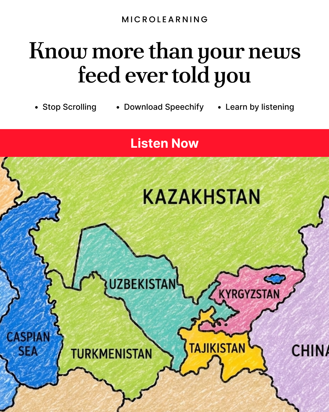 Speechify Facebook ad