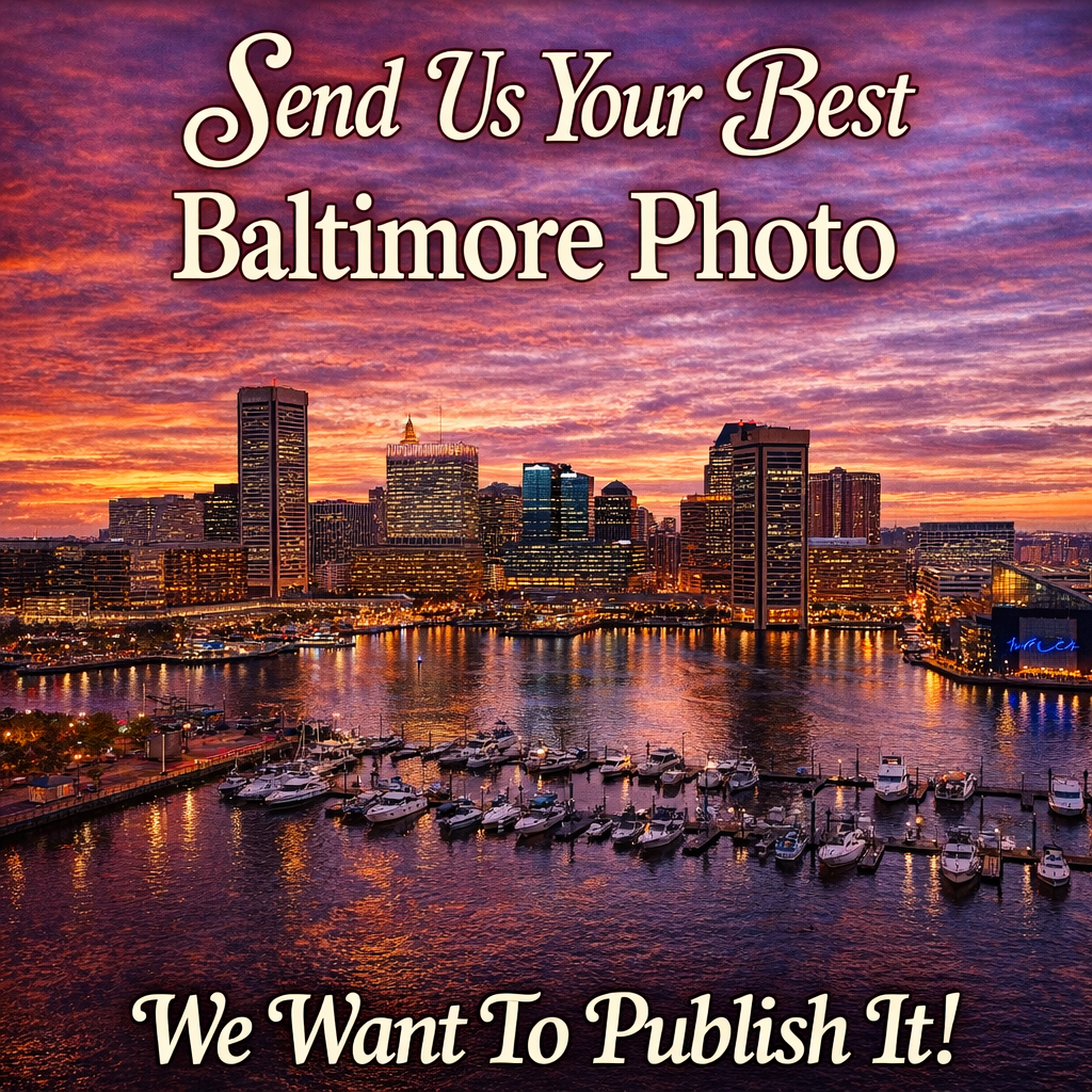 Silent Spark Press Facebook ad: Send Us Your Baltimore Photo