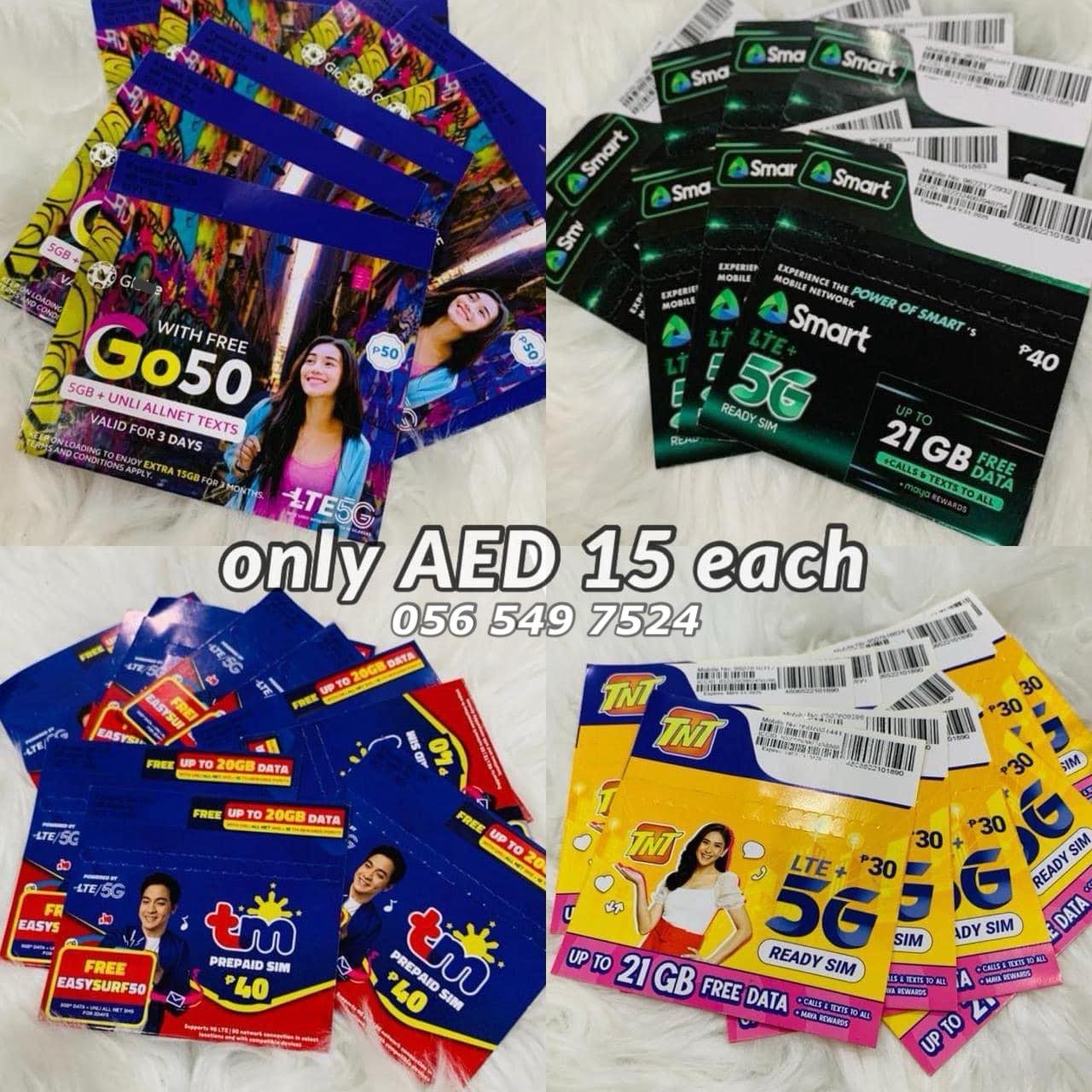 Kabayan Savers UAE 2 Facebook ad: GL0be, Smart, TNT or TM SIM Card SUPER…
