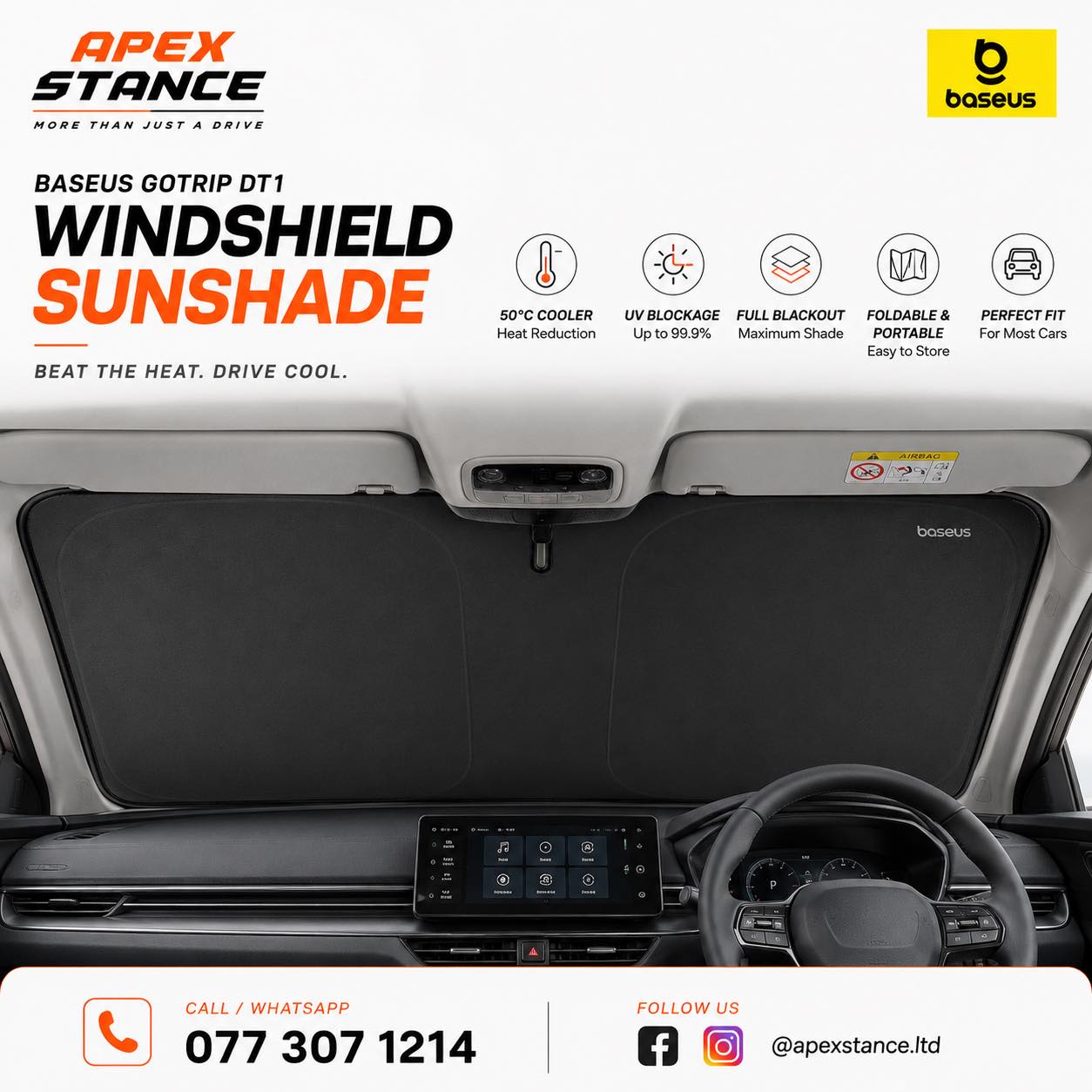 APEX Stance Limited Facebook ad: Everything you need for a better drive.