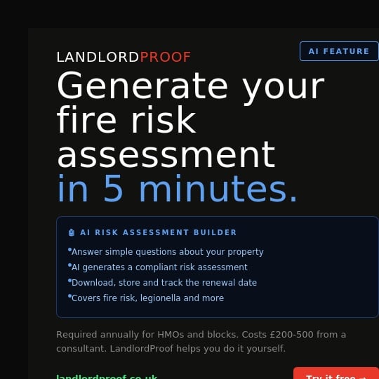 Landlord Proof Facebook ad
