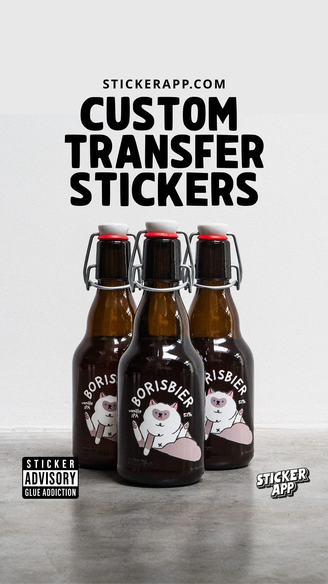 StickerApp Facebook ad