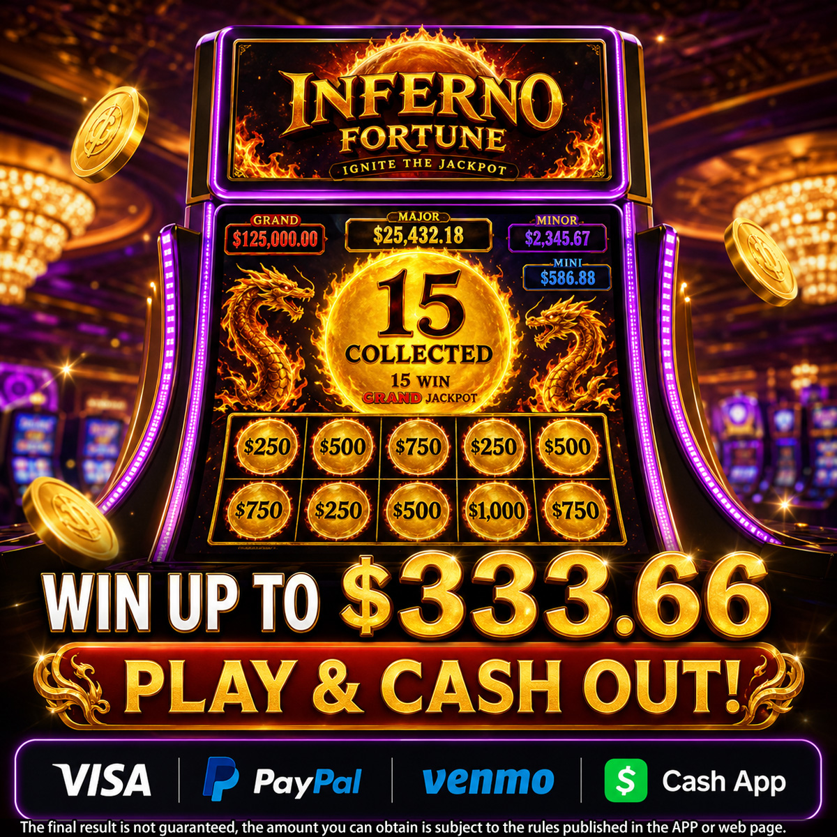 Grand Fortune Casino Facebook ad