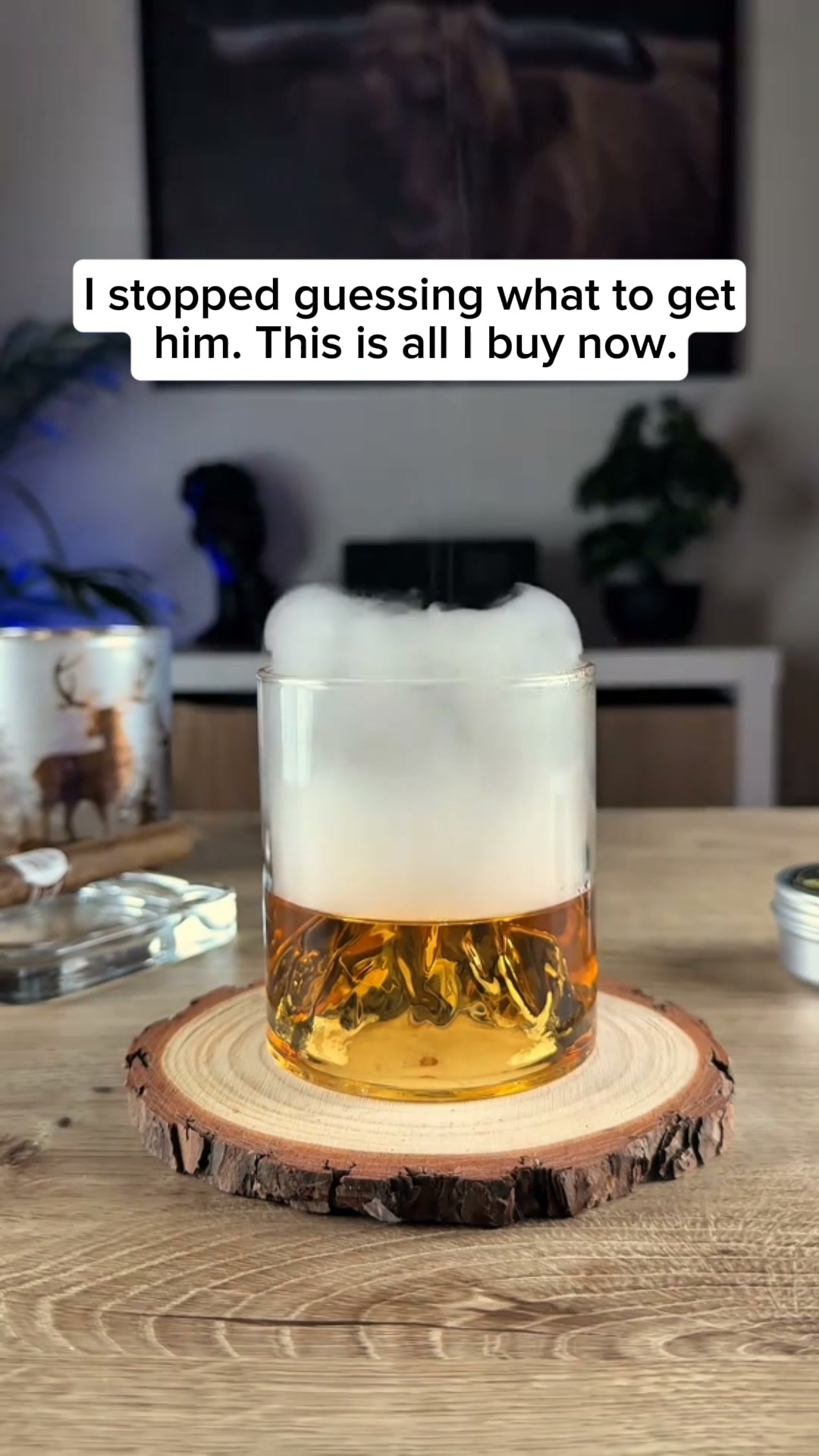 Senvia Facebook ad: Smoke up your sips!