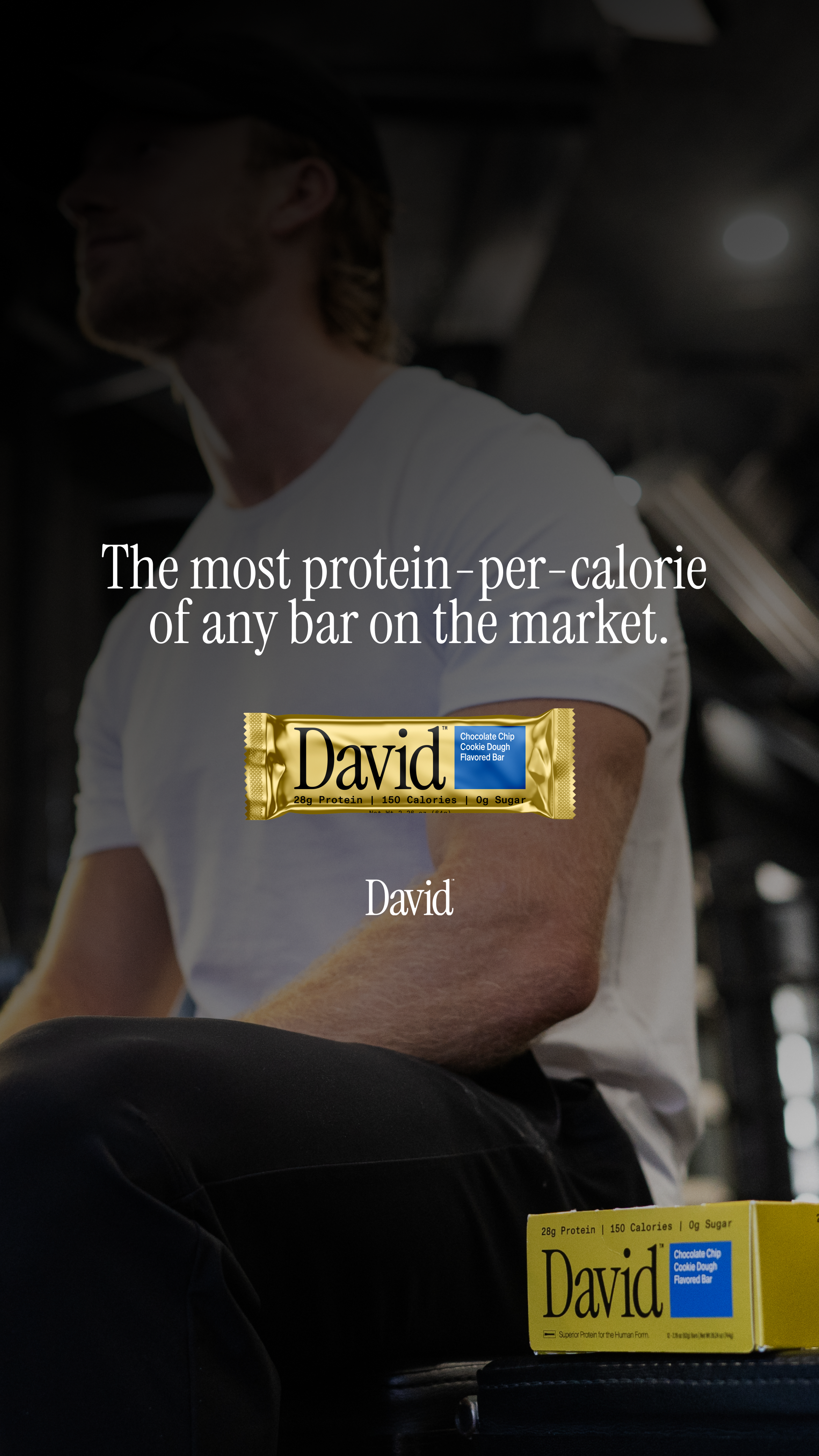David Protein Facebook ad