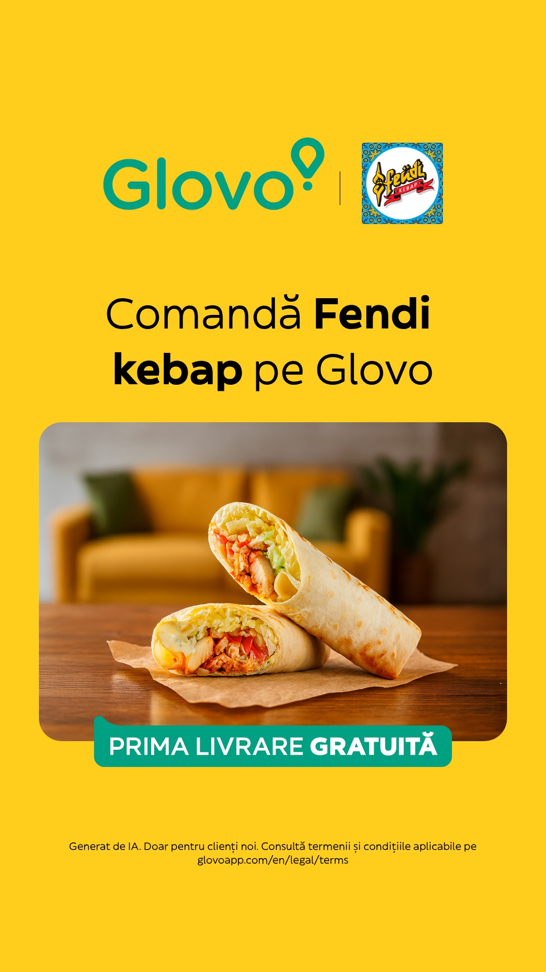 Glovo Facebook ad