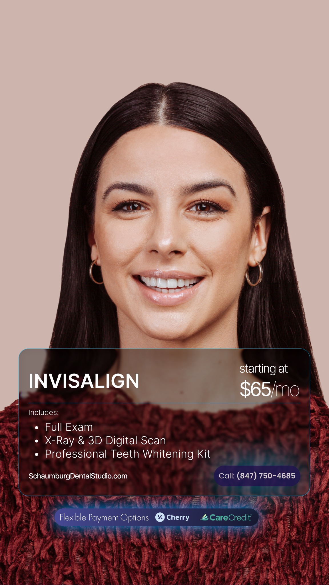 Schaumburg Dental Studio Facebook ad from Jul 17, 2026
