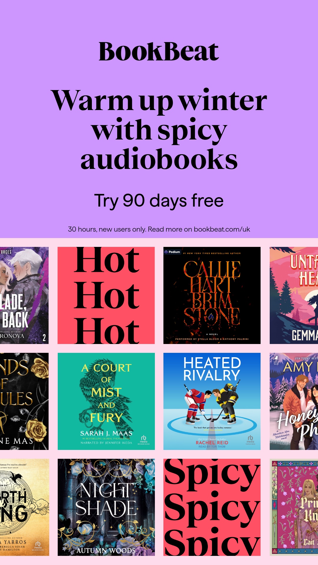 BookBeat Facebook ad from Feb 16, 2026