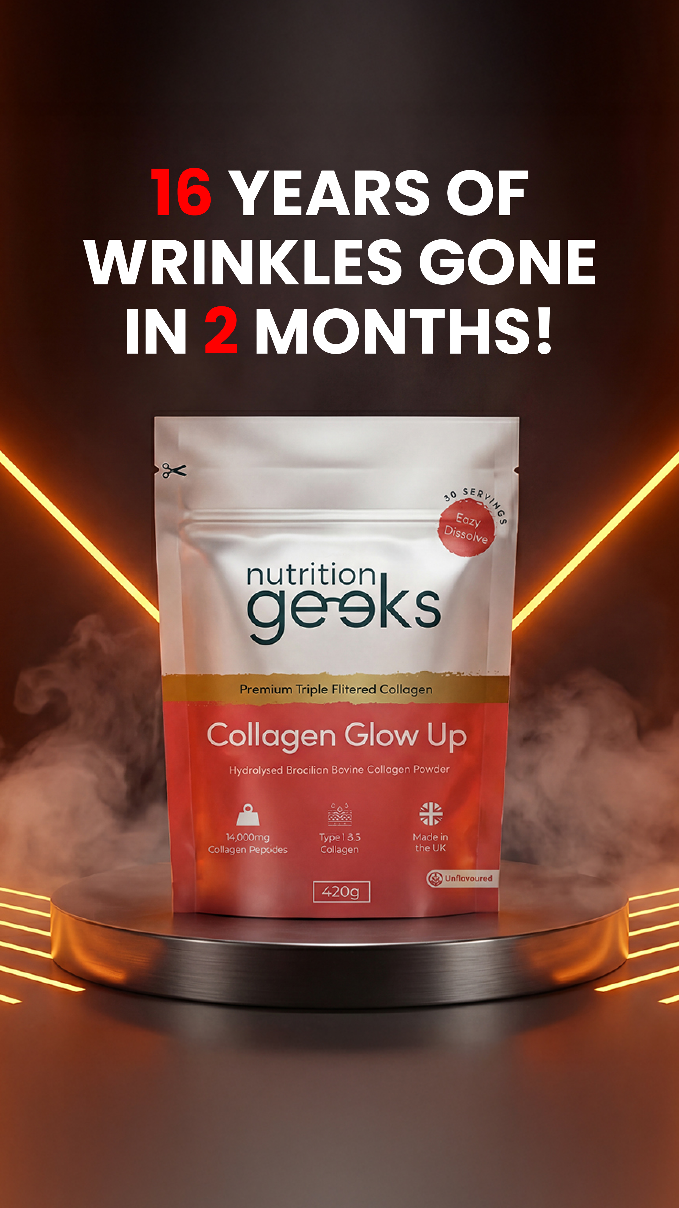 Nutrition Geeks Facebook ad
