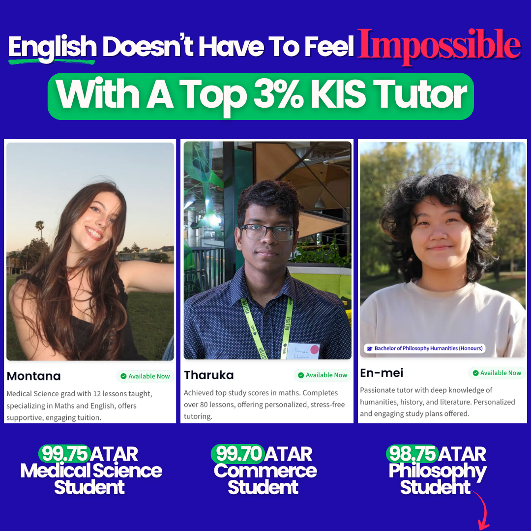 KIS Academics: Keep it Simple Facebook ad: Discover KIS English Tutoring