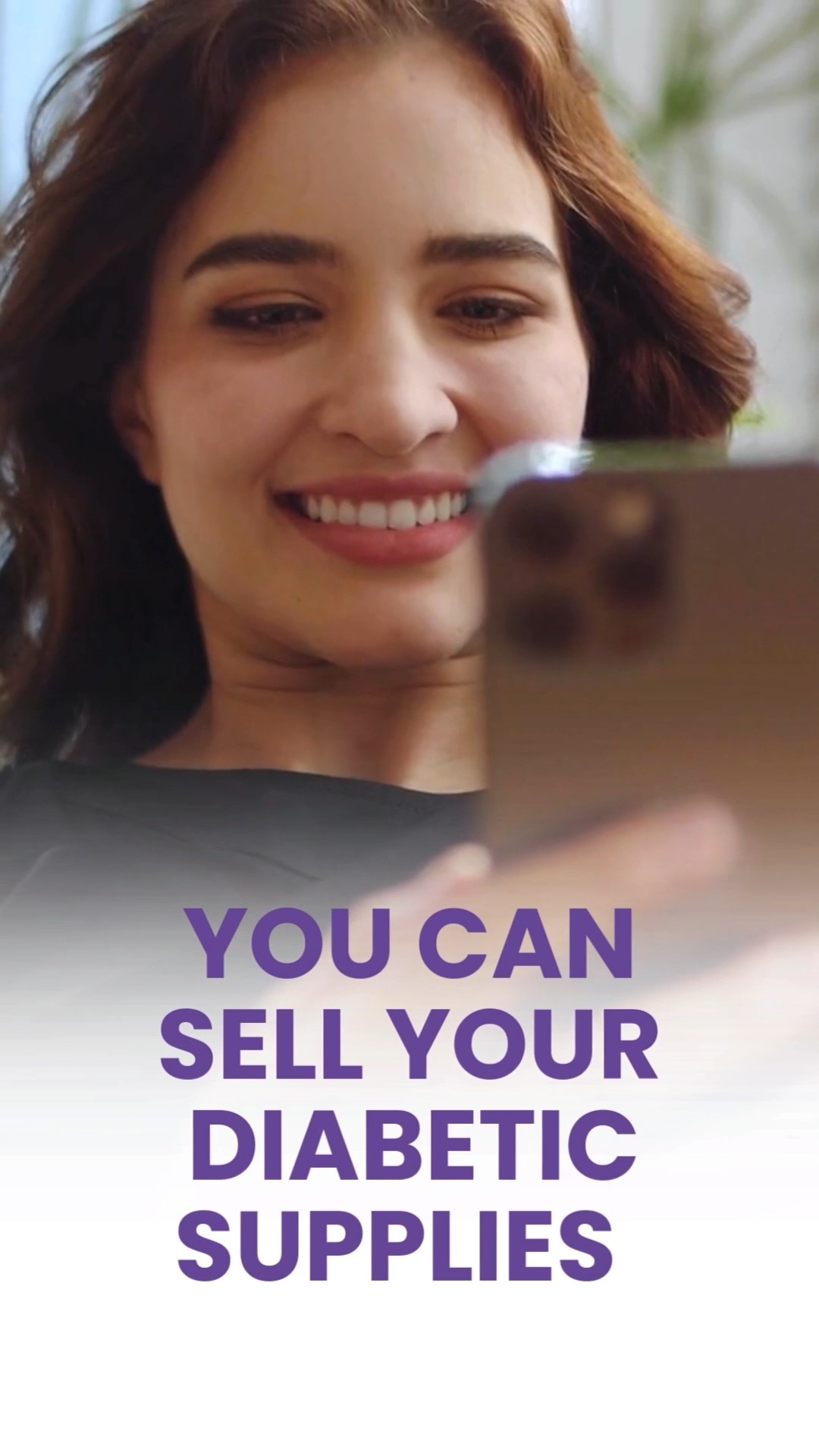 Ship My Strips Facebook ad: Sell Your Diabetic Supplies Today!
