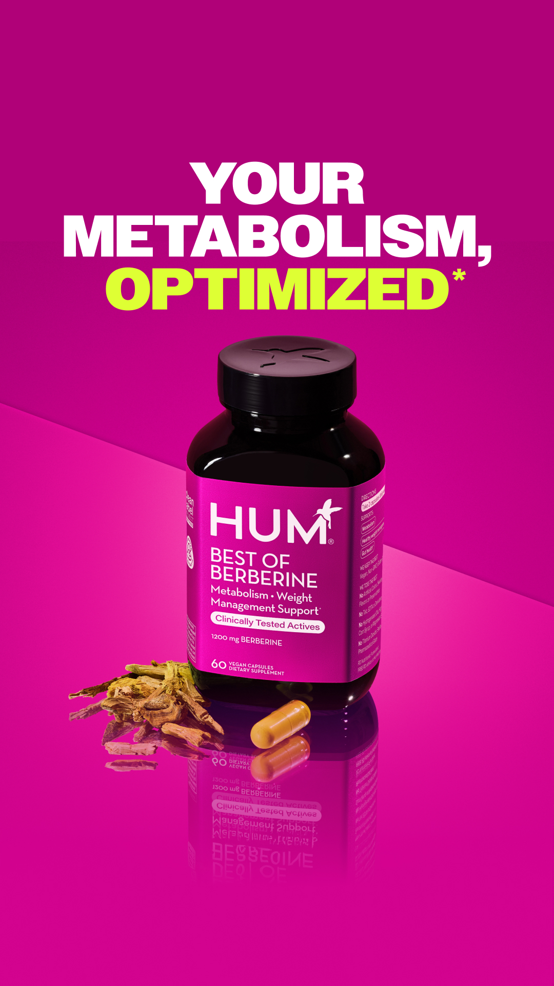 HUM Nutrition Facebook ad