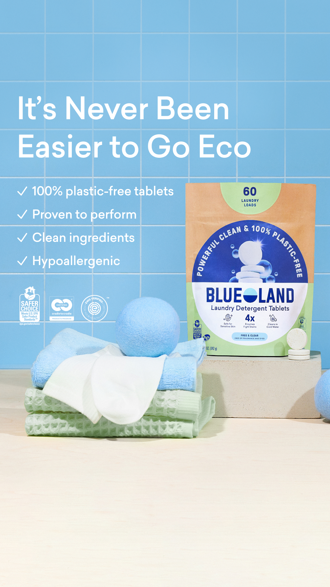 Blueland Facebook ad