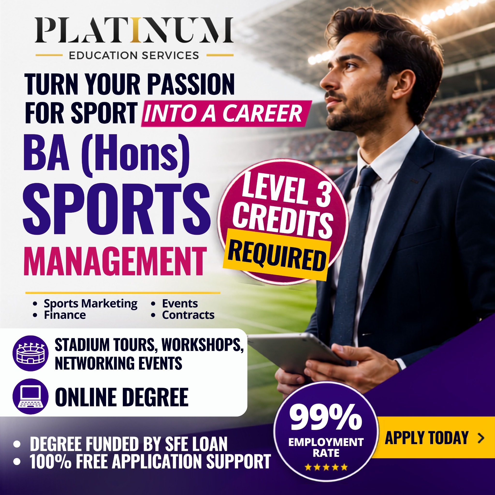 Platinum Services Facebook ad from Jun 25, 2026