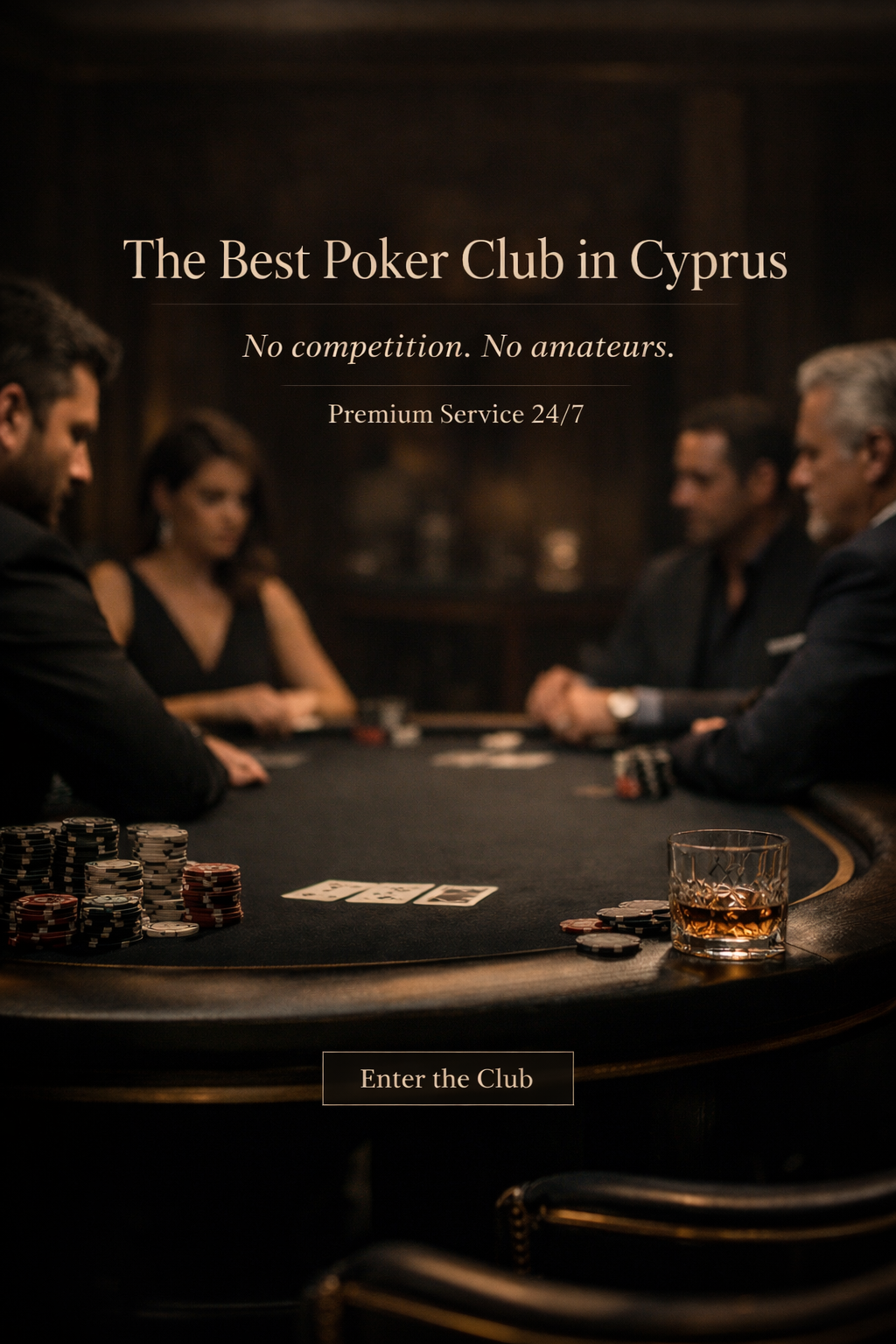 Tiêu Kiều Facebook ad: Poker Club, Cyprus