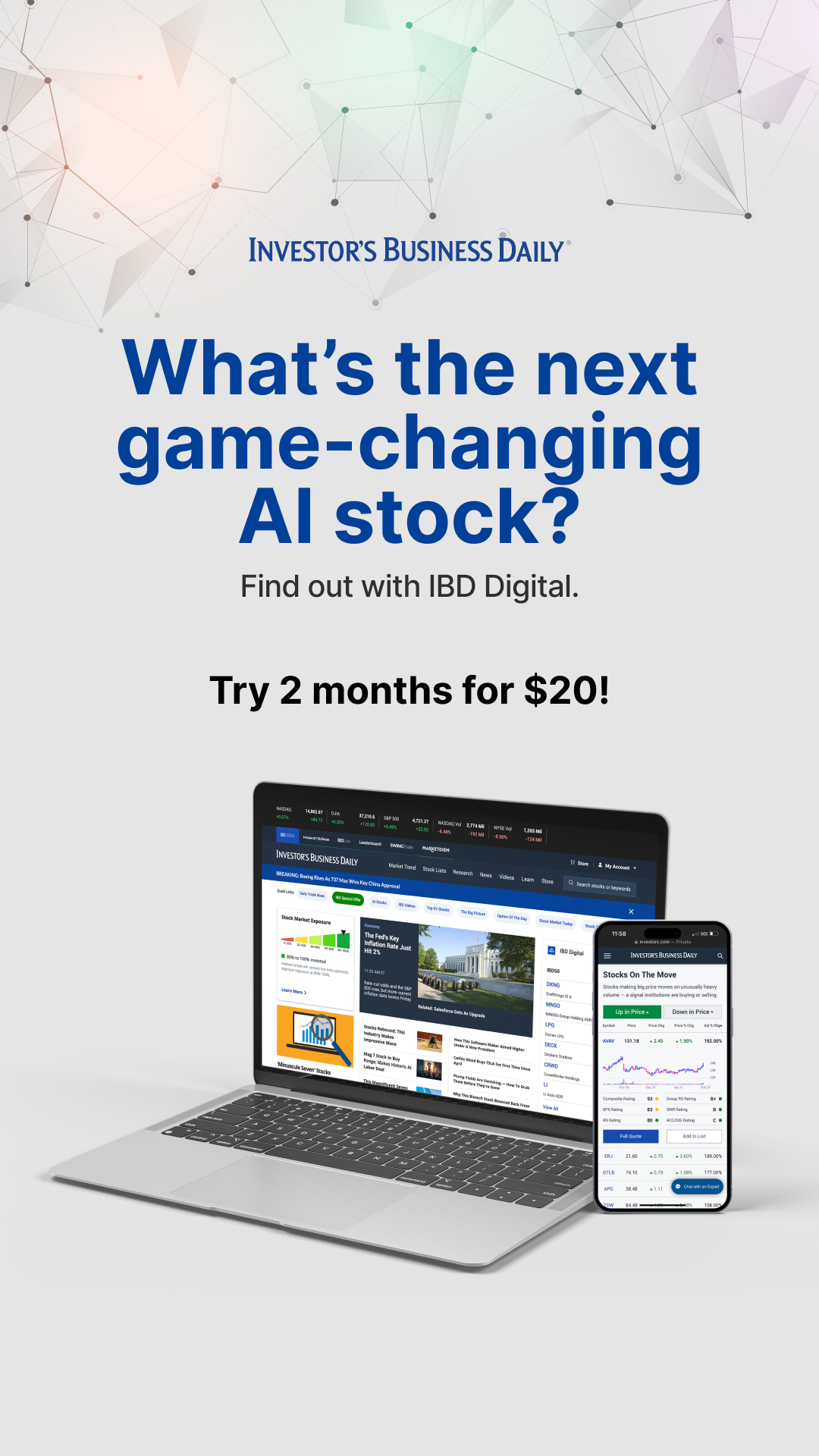 Investor's Business Daily Facebook ad