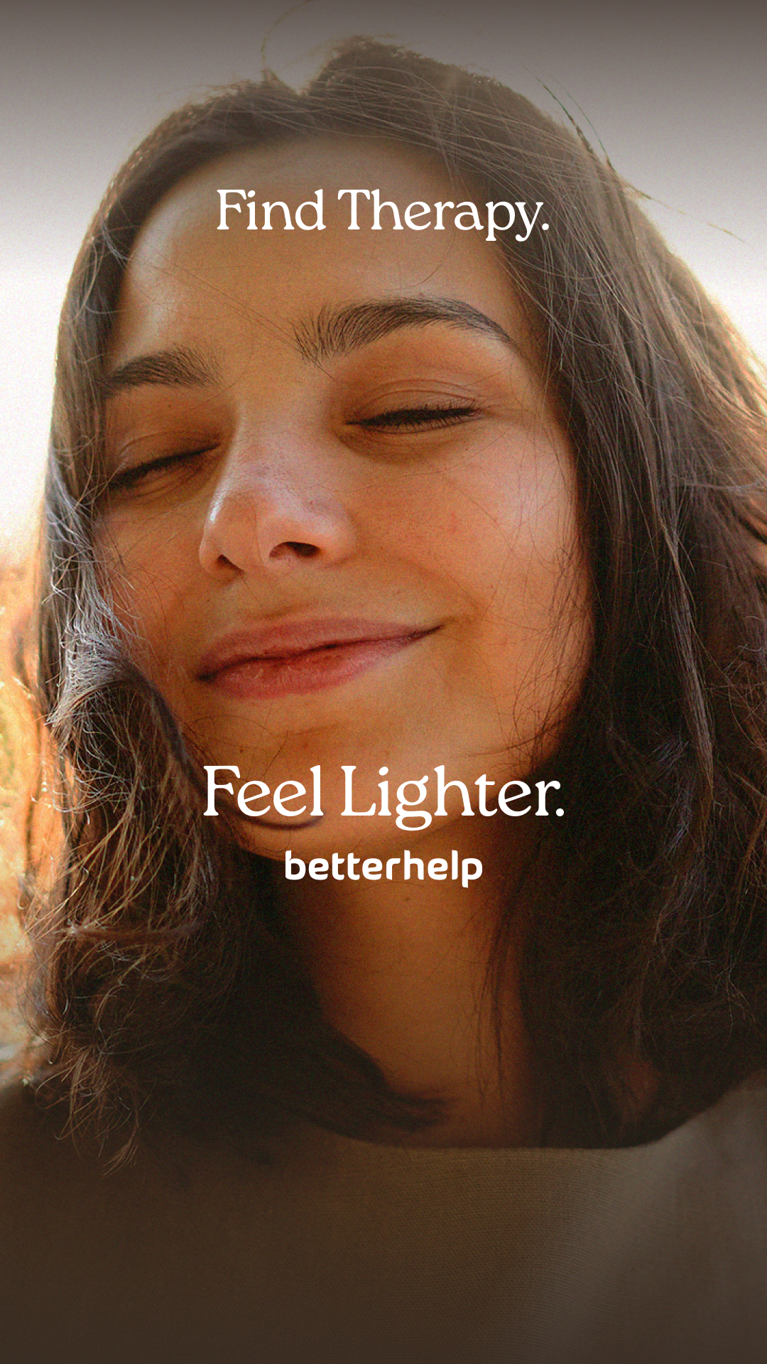 BetterHelp Facebook ad: Leave the Heaviness of Last Year Behind.