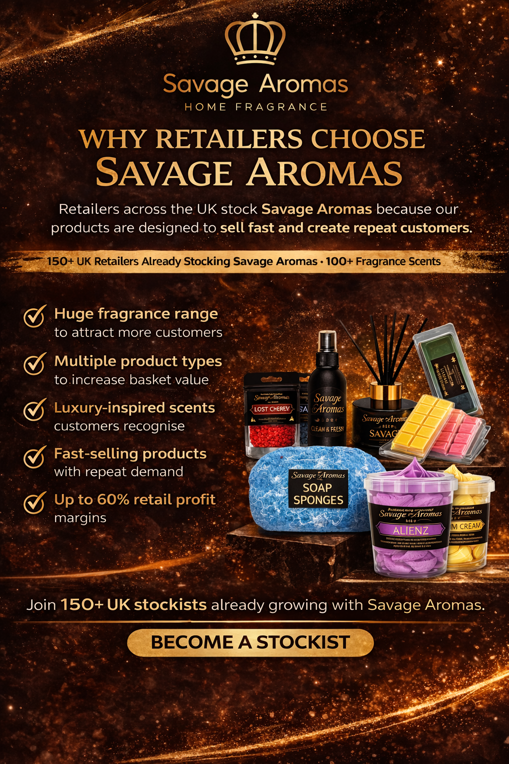 Savage Aromas Facebook ad from Mar 13, 2026