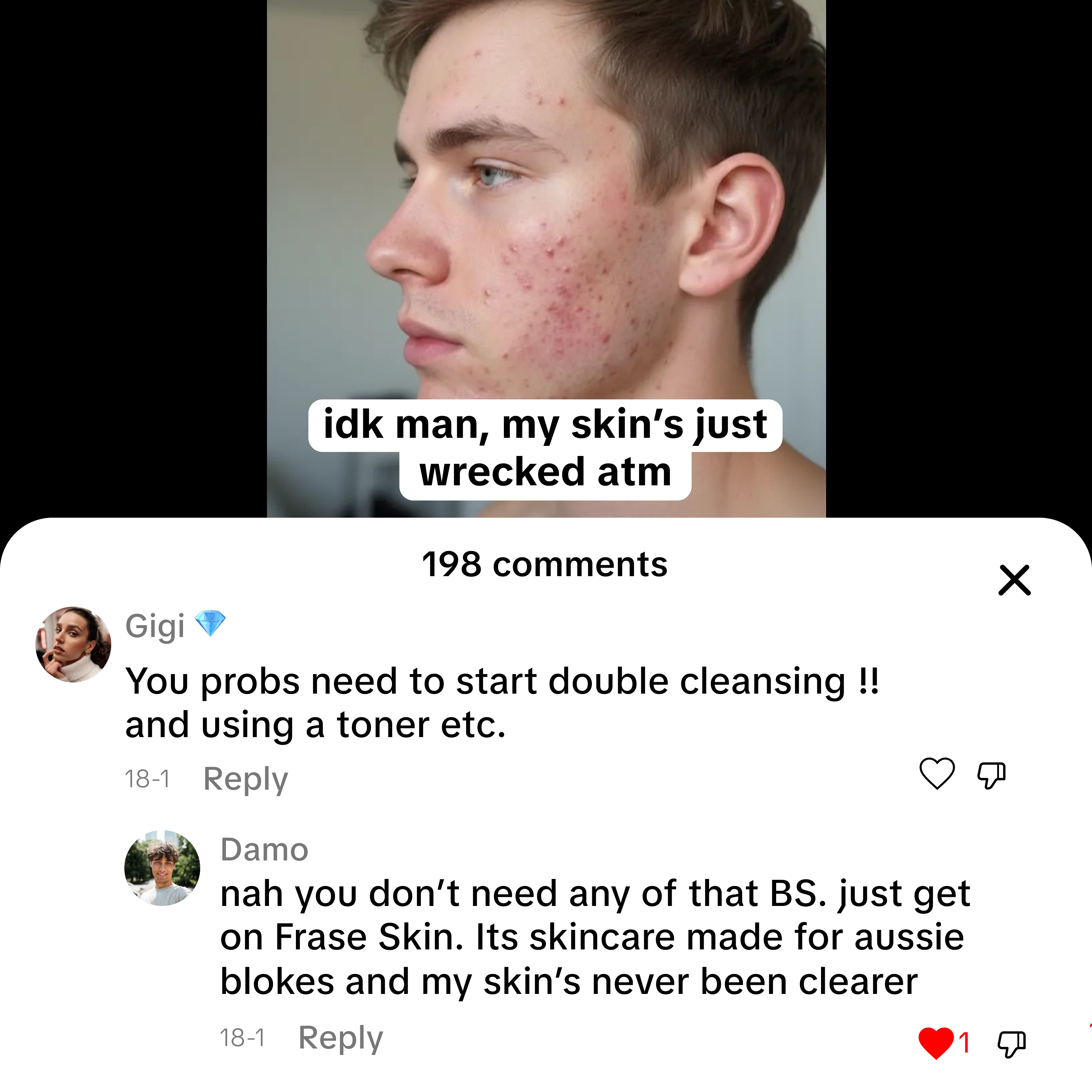 Frasé Skin Facebook ad