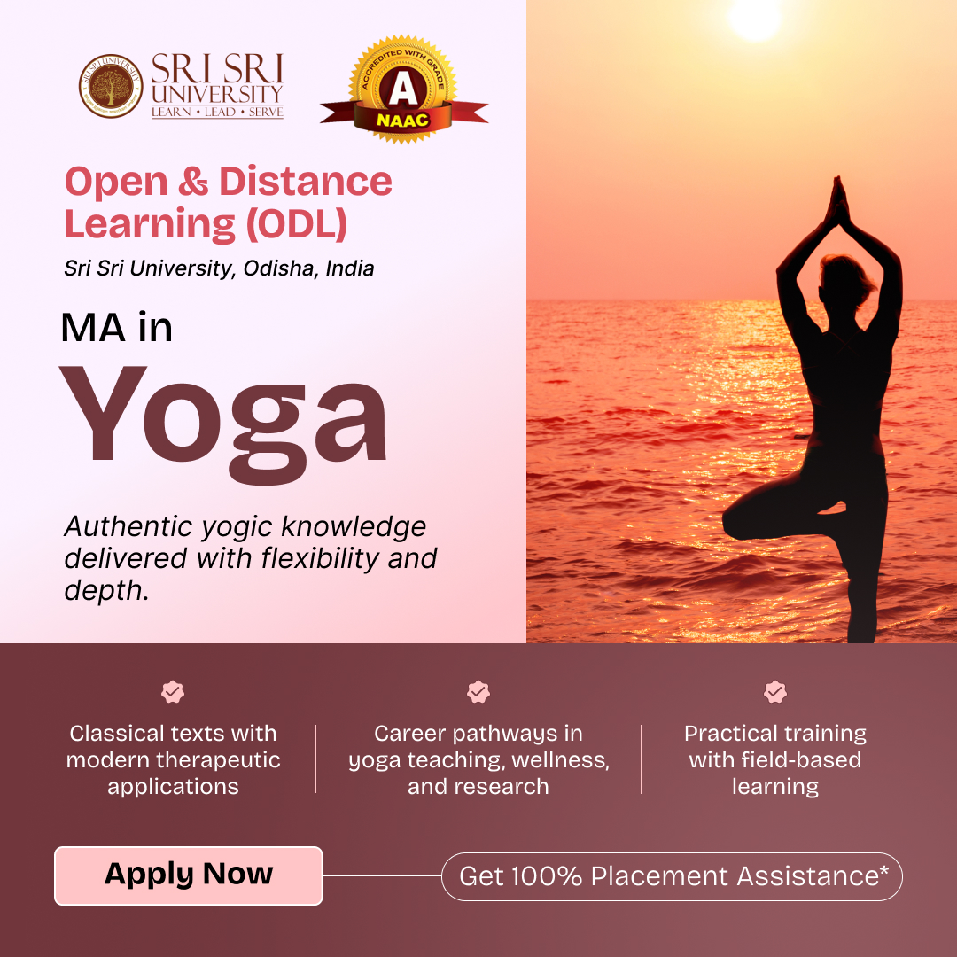 Sri Sri University Facebook ad