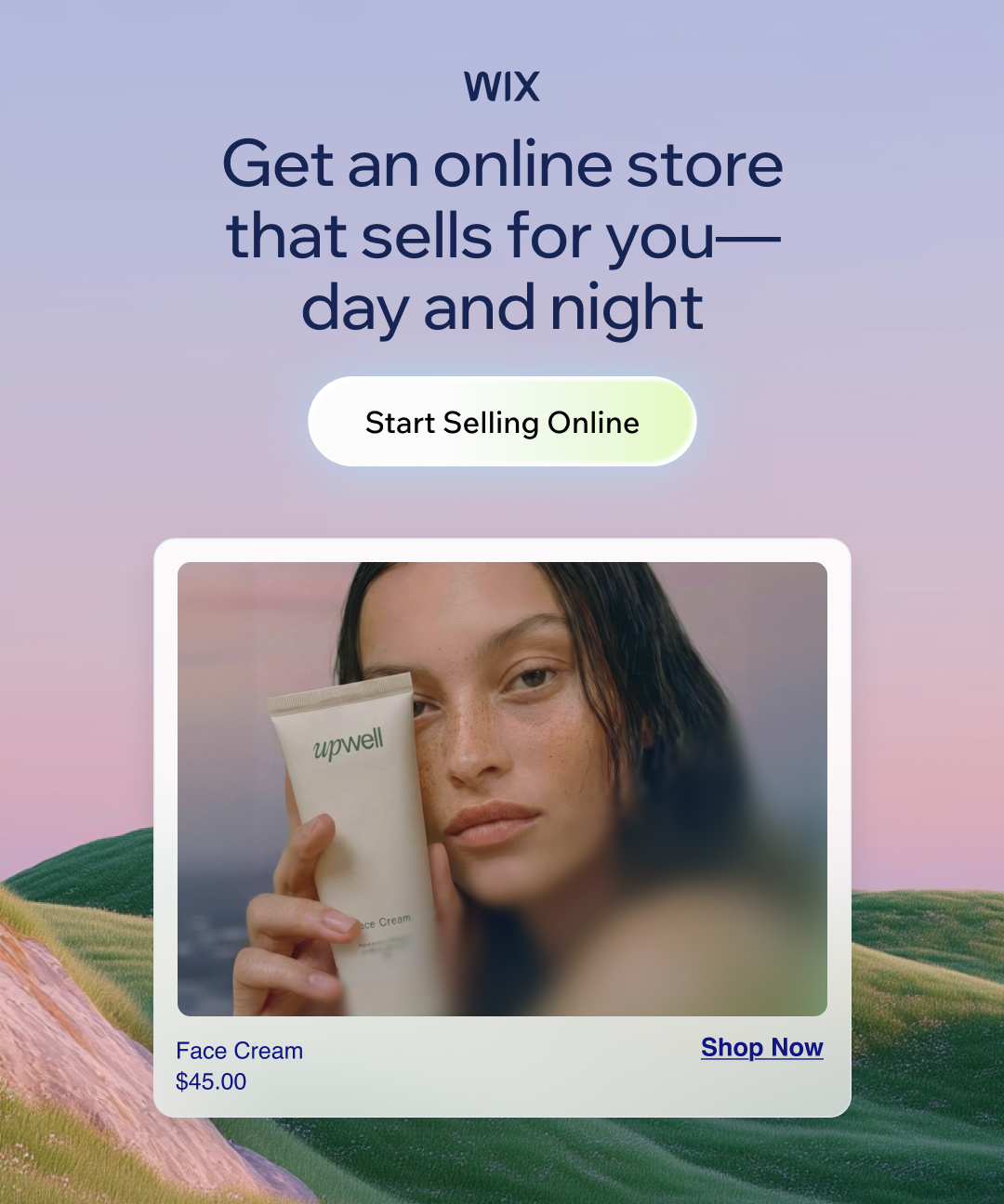 Wix Facebook ad