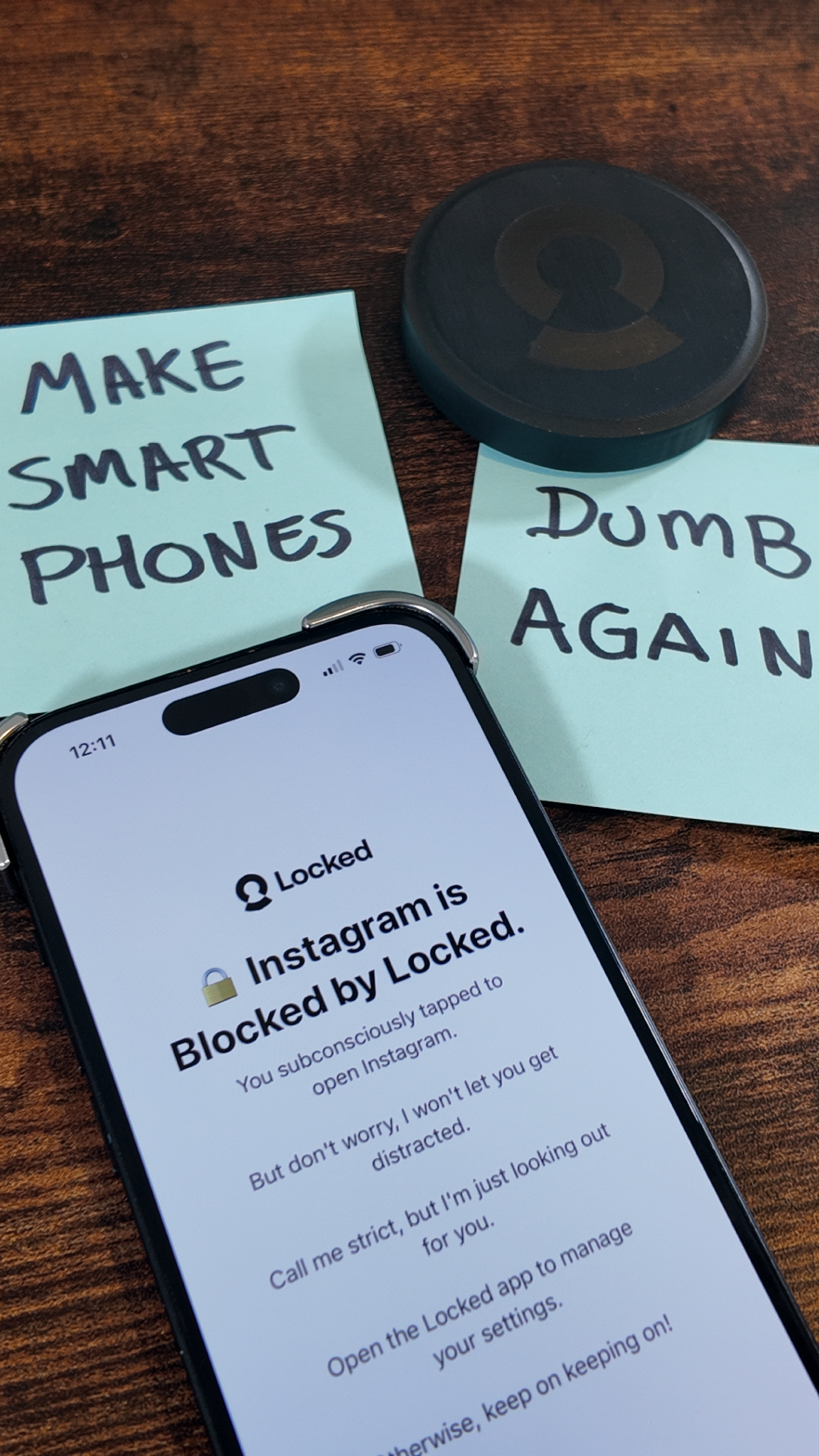 NowLocked - Less Screen Time Facebook ad