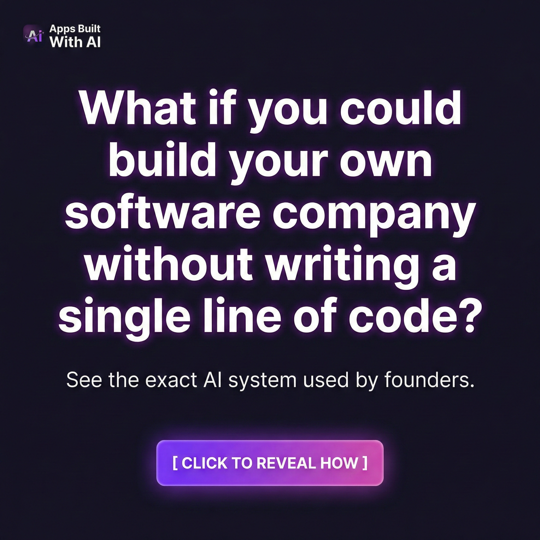 Justin Burns Facebook ad: Launch Your Own Software App Using AI in 2026